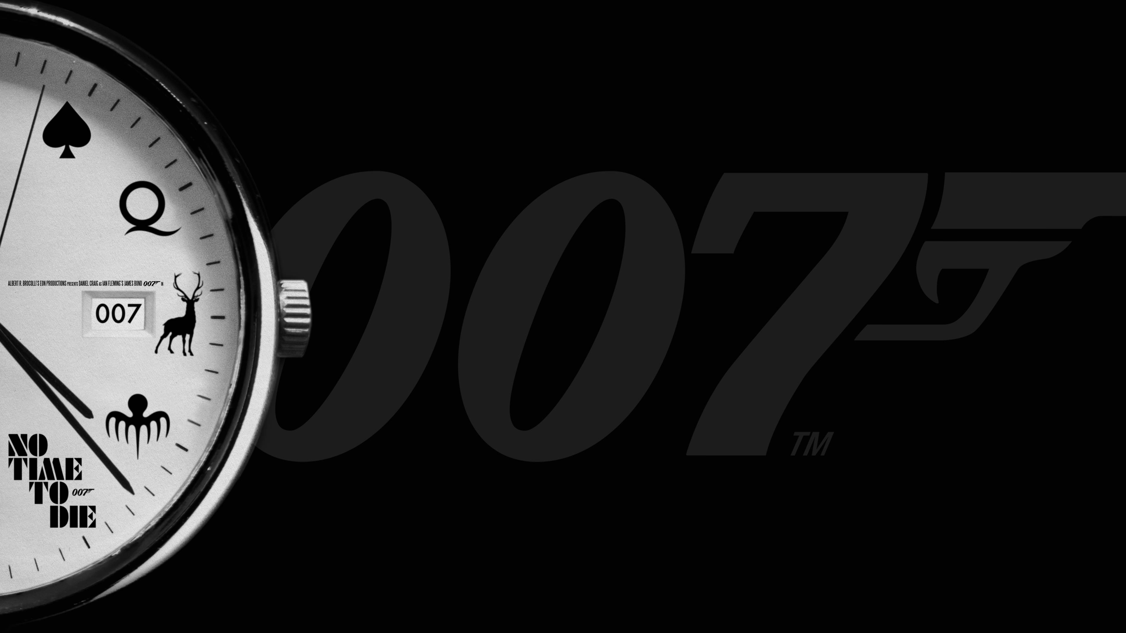 《007：生死之戰》黑色腕錶 壁紙