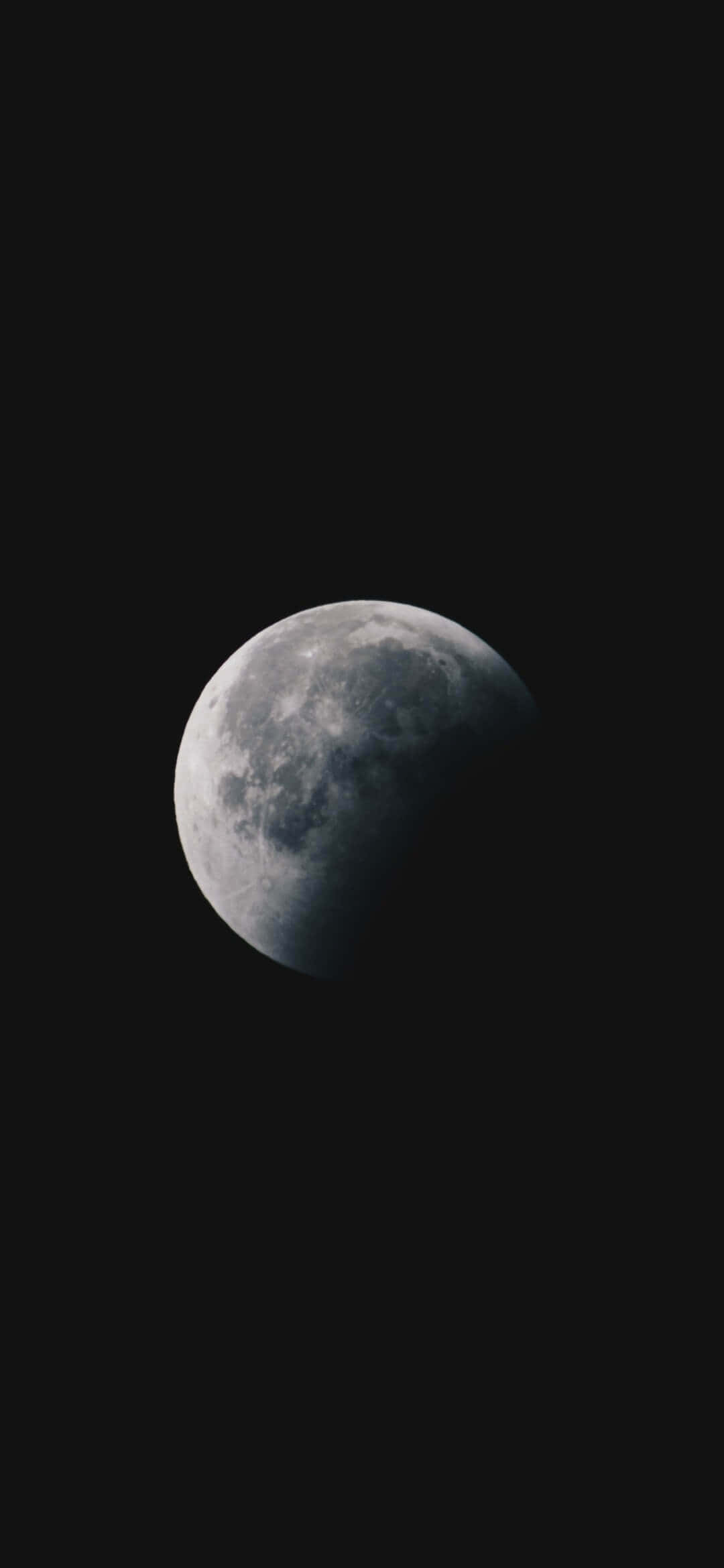 1080x2340 4K月亮暗銀河數位藝術 壁紙
