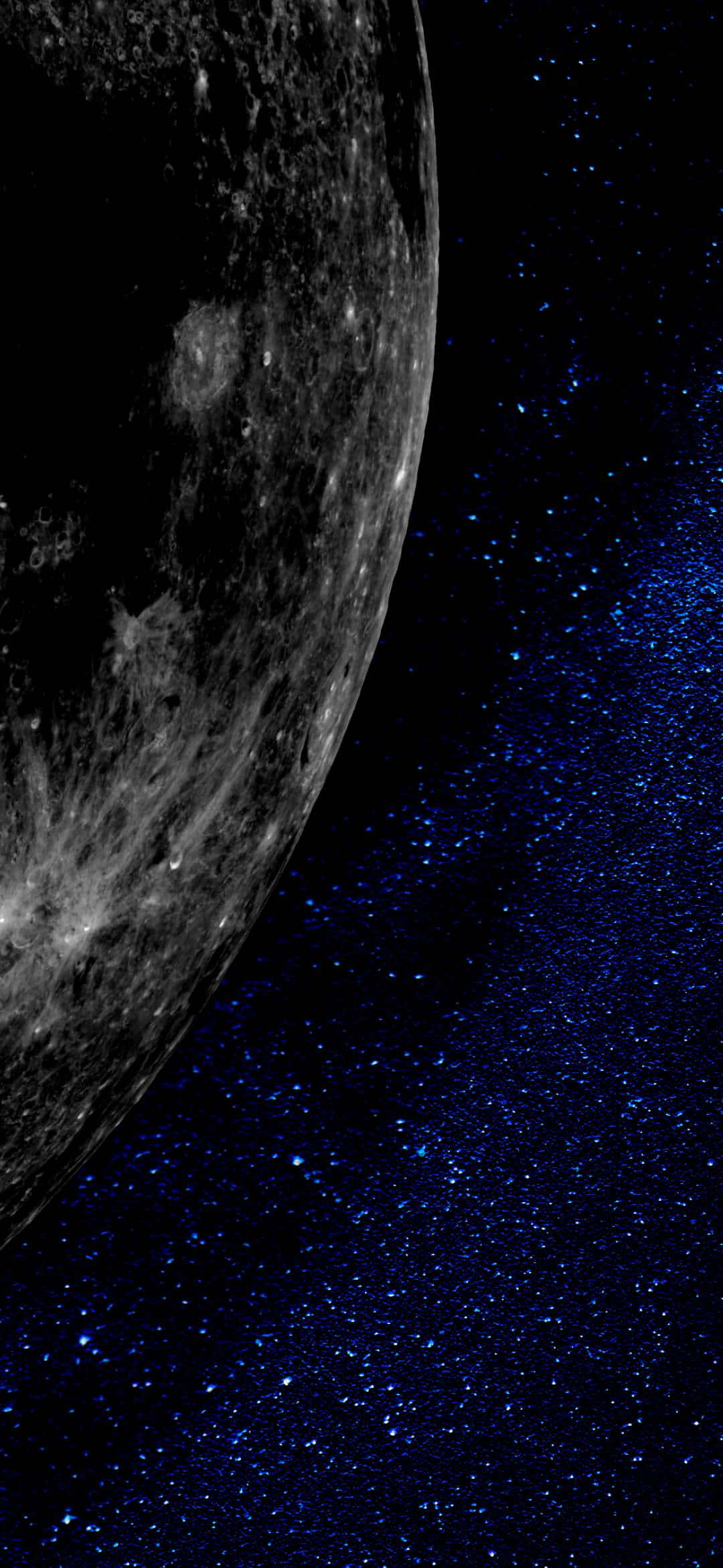 1080x2340 4K 月球特写数字艺术 壁紙