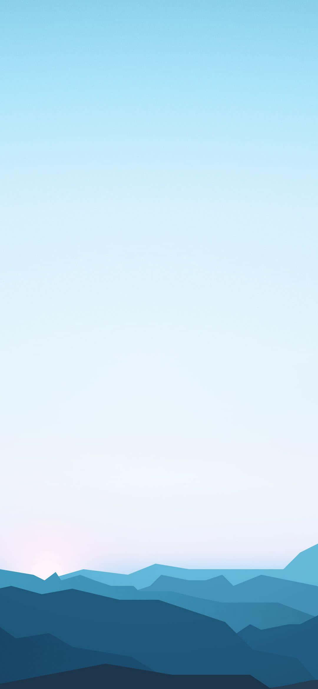 1080x2340 4K 極簡山脈幾何藝術 壁紙