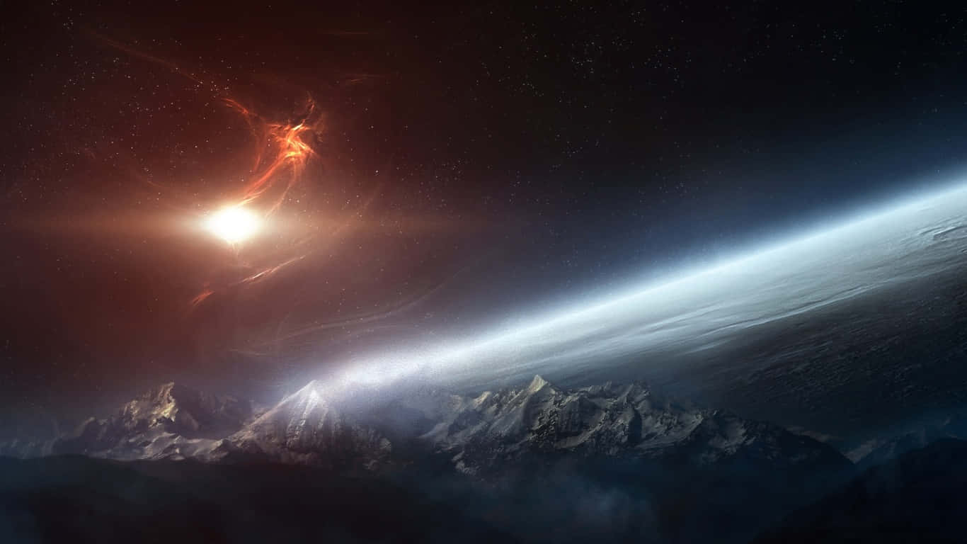 1366x768 HD Superblast 桌面 壁紙