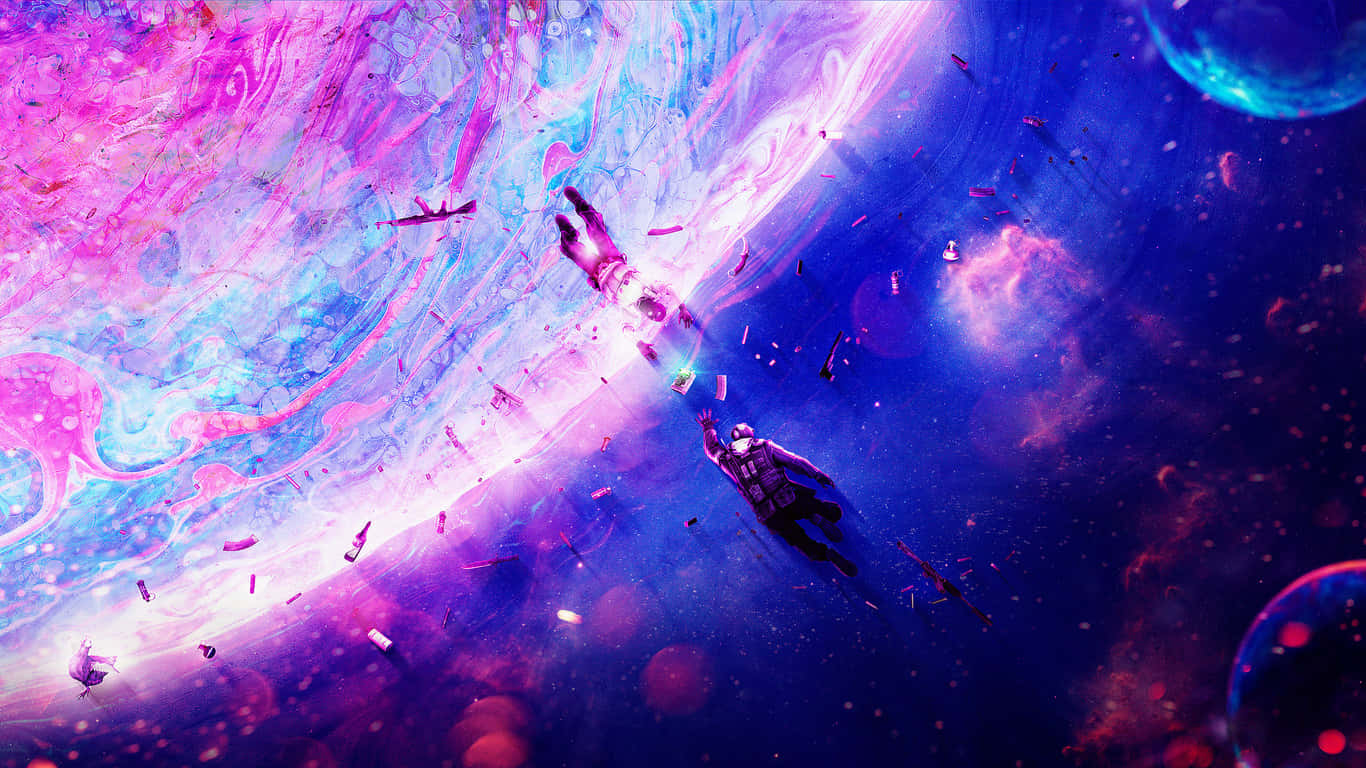 1366x768 HD 桌面 — 外太空 壁紙