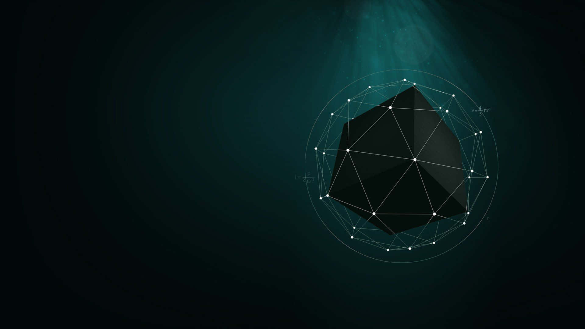 1920 X 1080 极简黑立方 壁紙