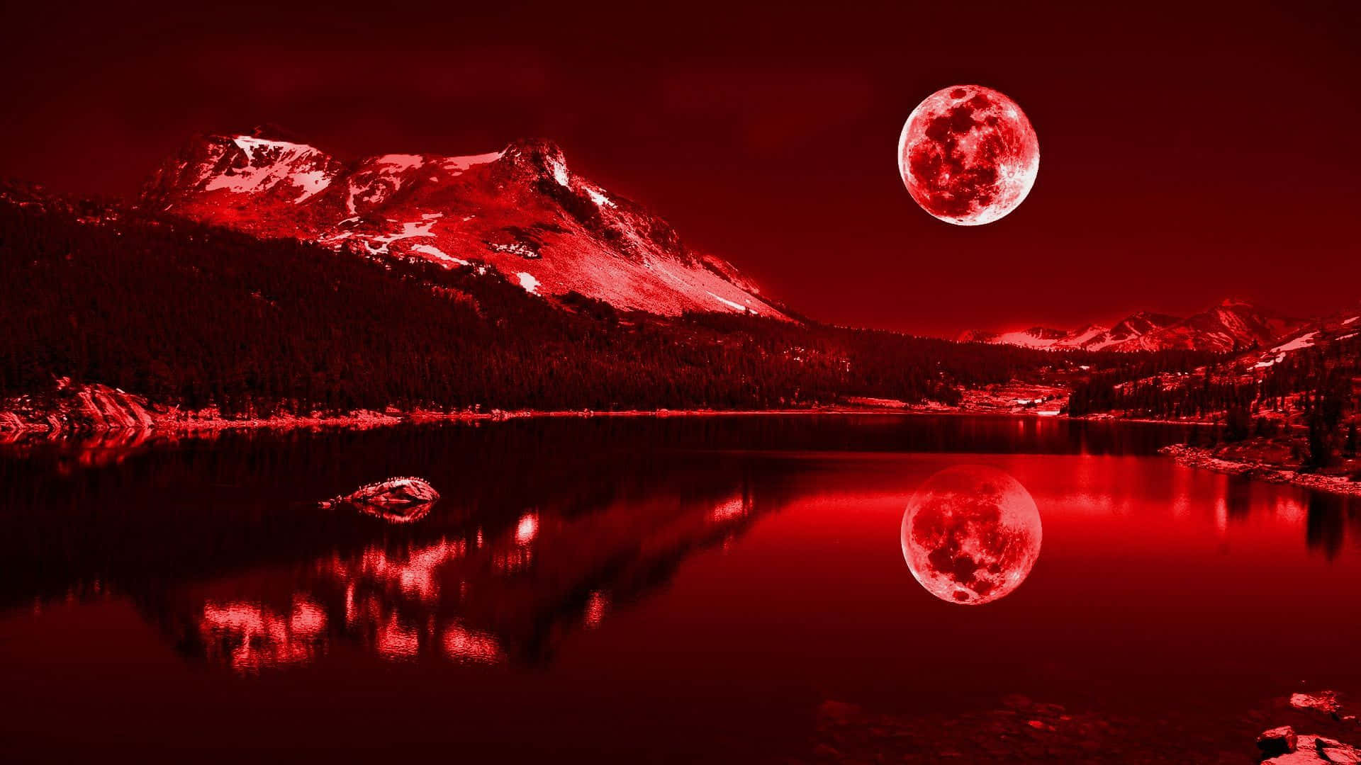 紅色1920x1080桌布 壁紙