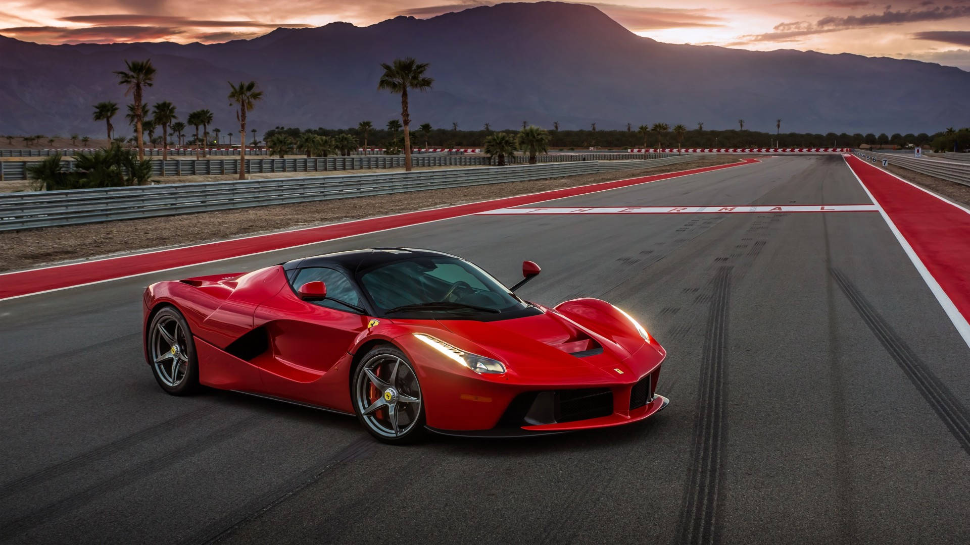 紅色2014年法拉利LaFerrari 1920x1080 壁紙