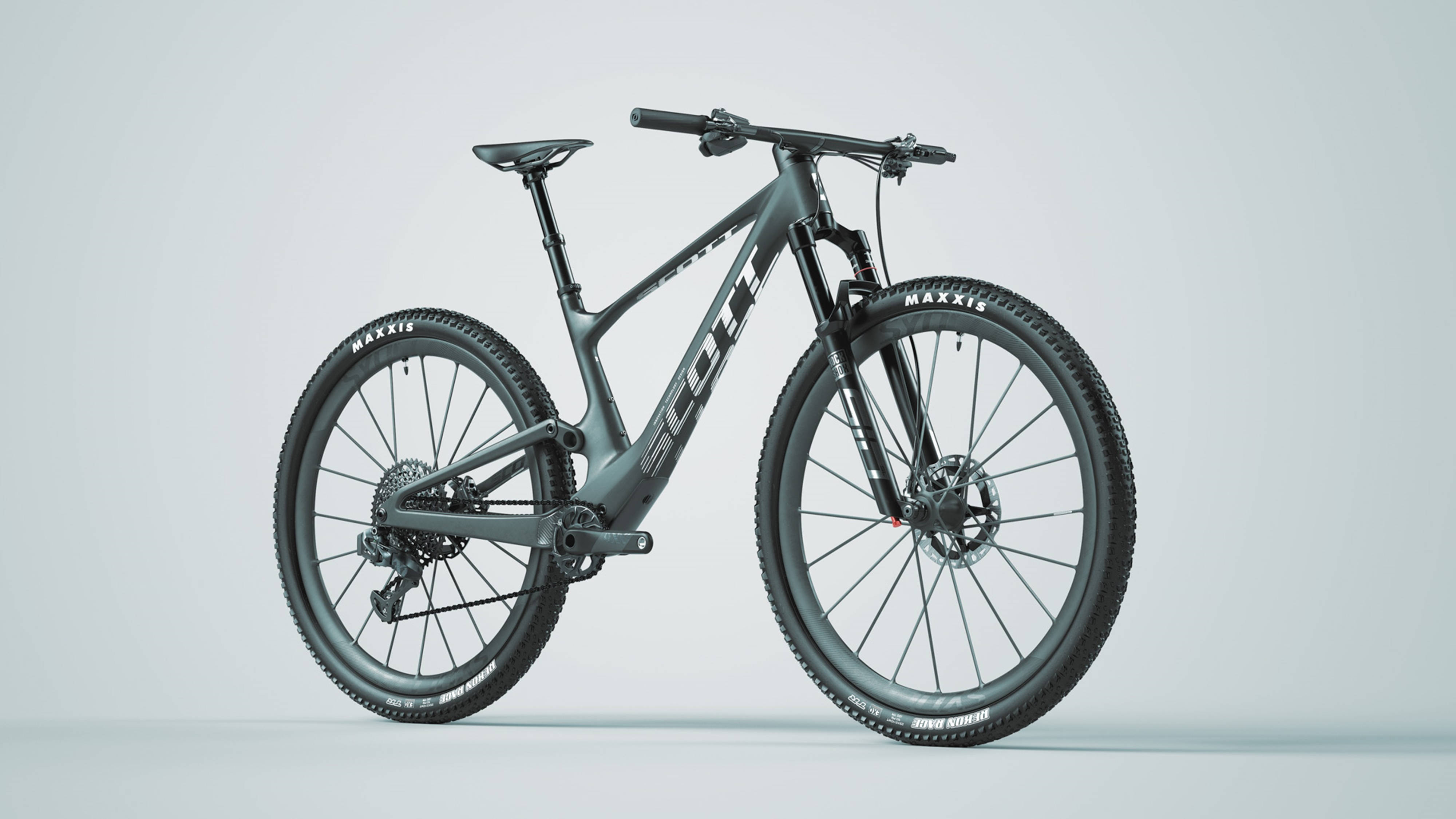 2022 Scott Maxxis Spark Black 4K 登山車 壁紙