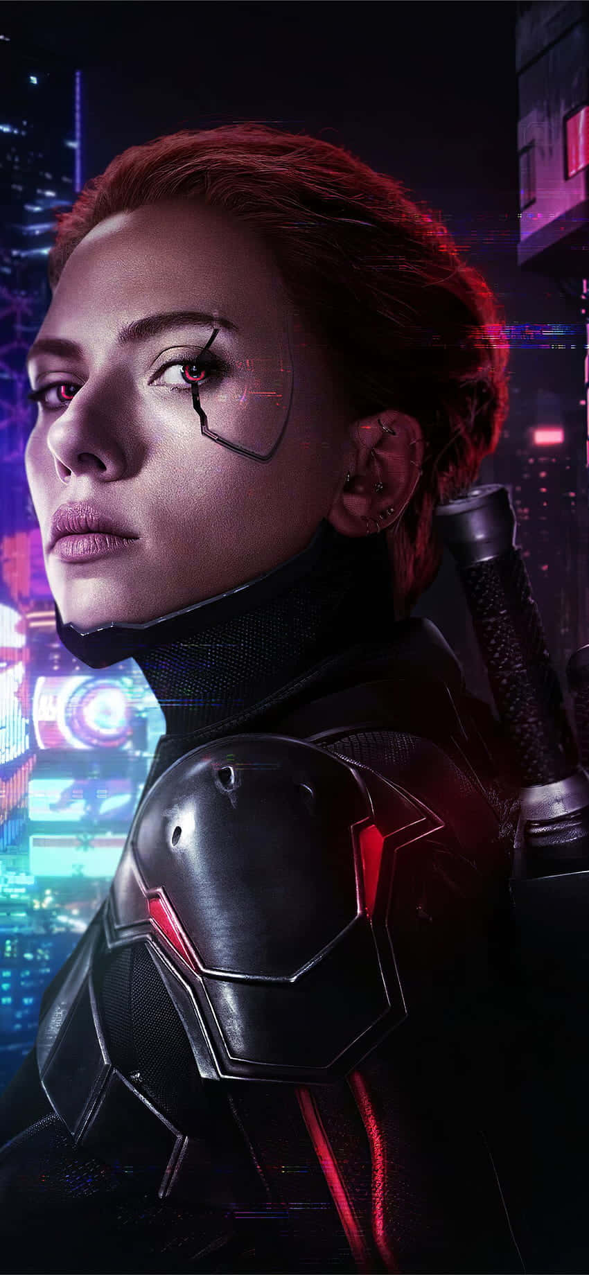 惊艳的《赛博朋克2077》iPhone X壁纸 壁紙