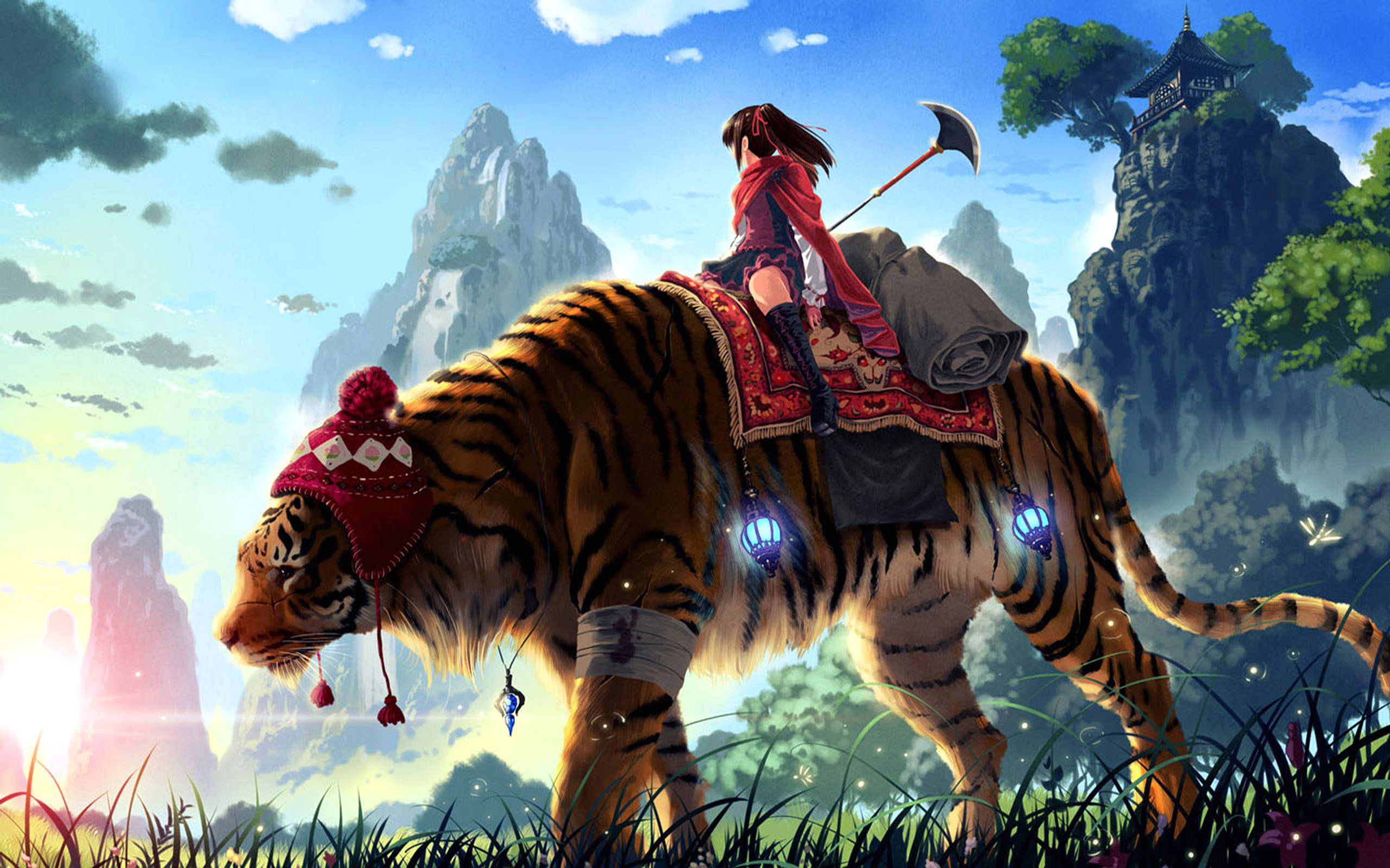 東方奇幻藝術 2560x1600 壁紙