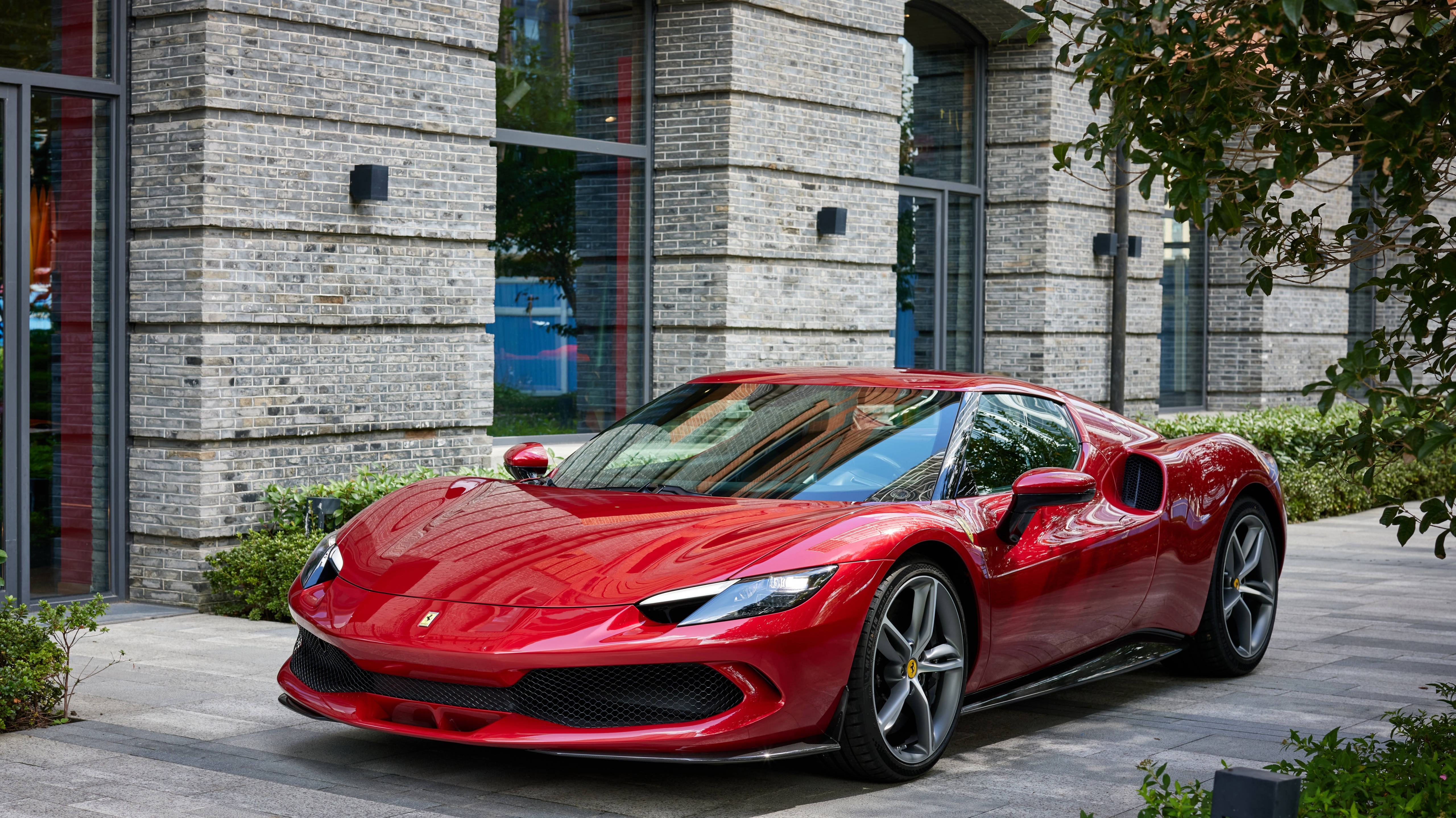 法拉利296 GTB 4K筆電汽車桌布 壁紙