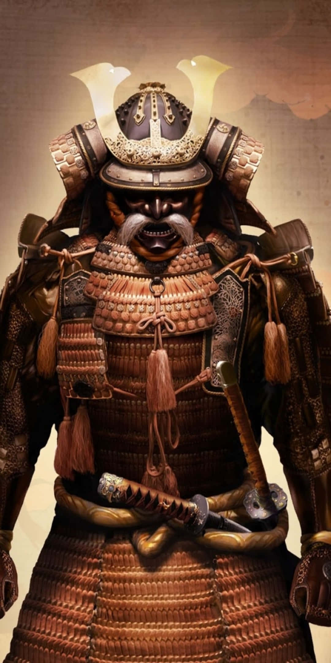 具足鎧甲像素3《全面戰爭：幕府將軍2》背景 壁紙