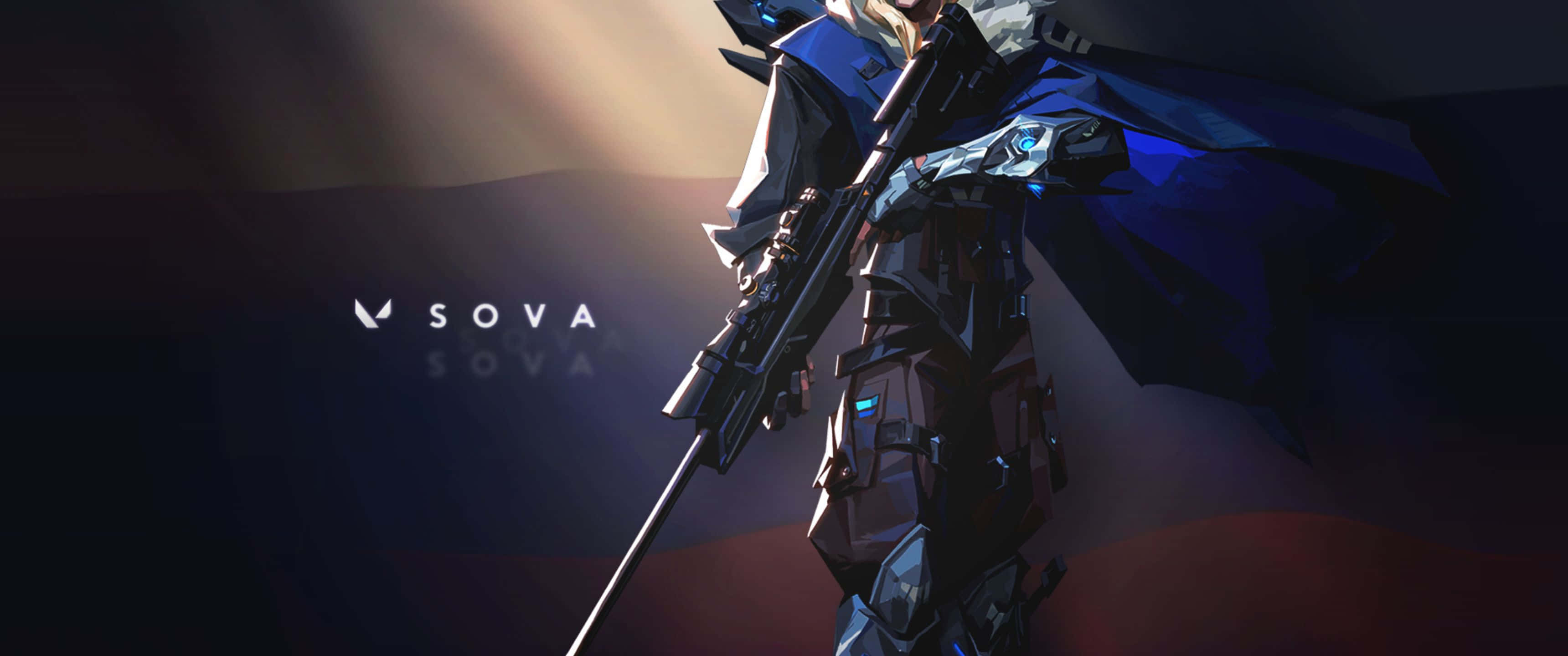 3440x1440p Valorant Sova 背景 壁紙