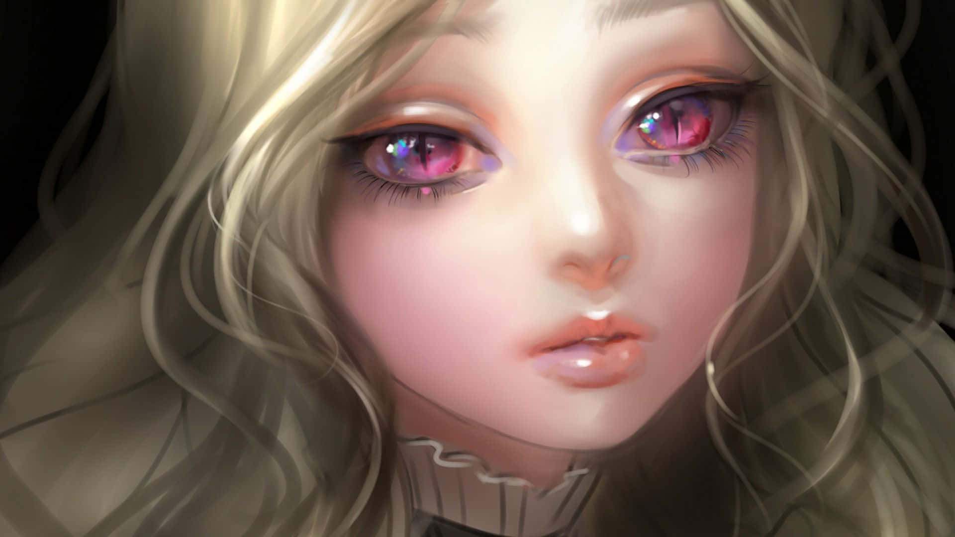 可愛的3D動畫女孩 壁紙