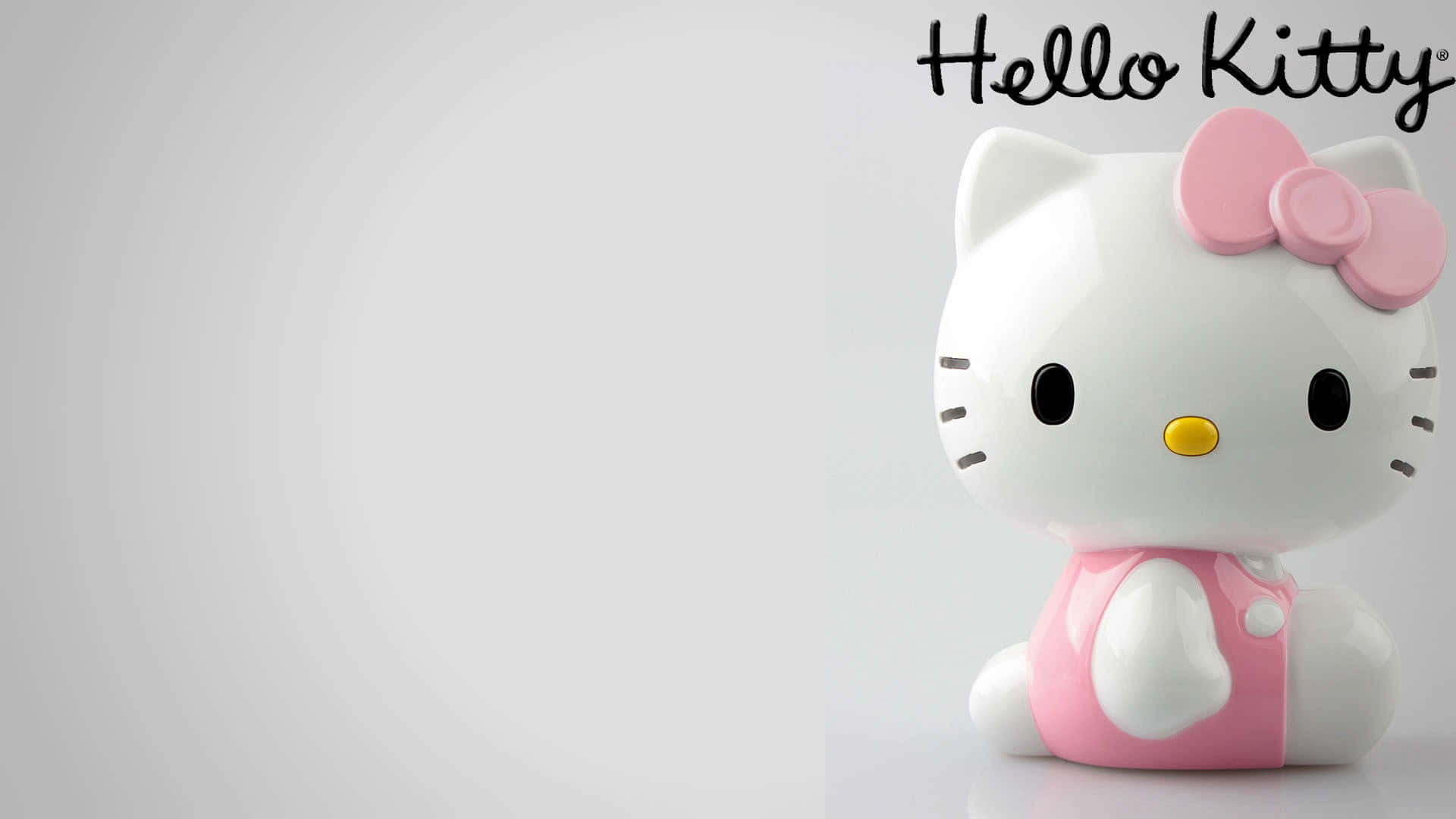3D Hello Kitty 海報背景 壁紙