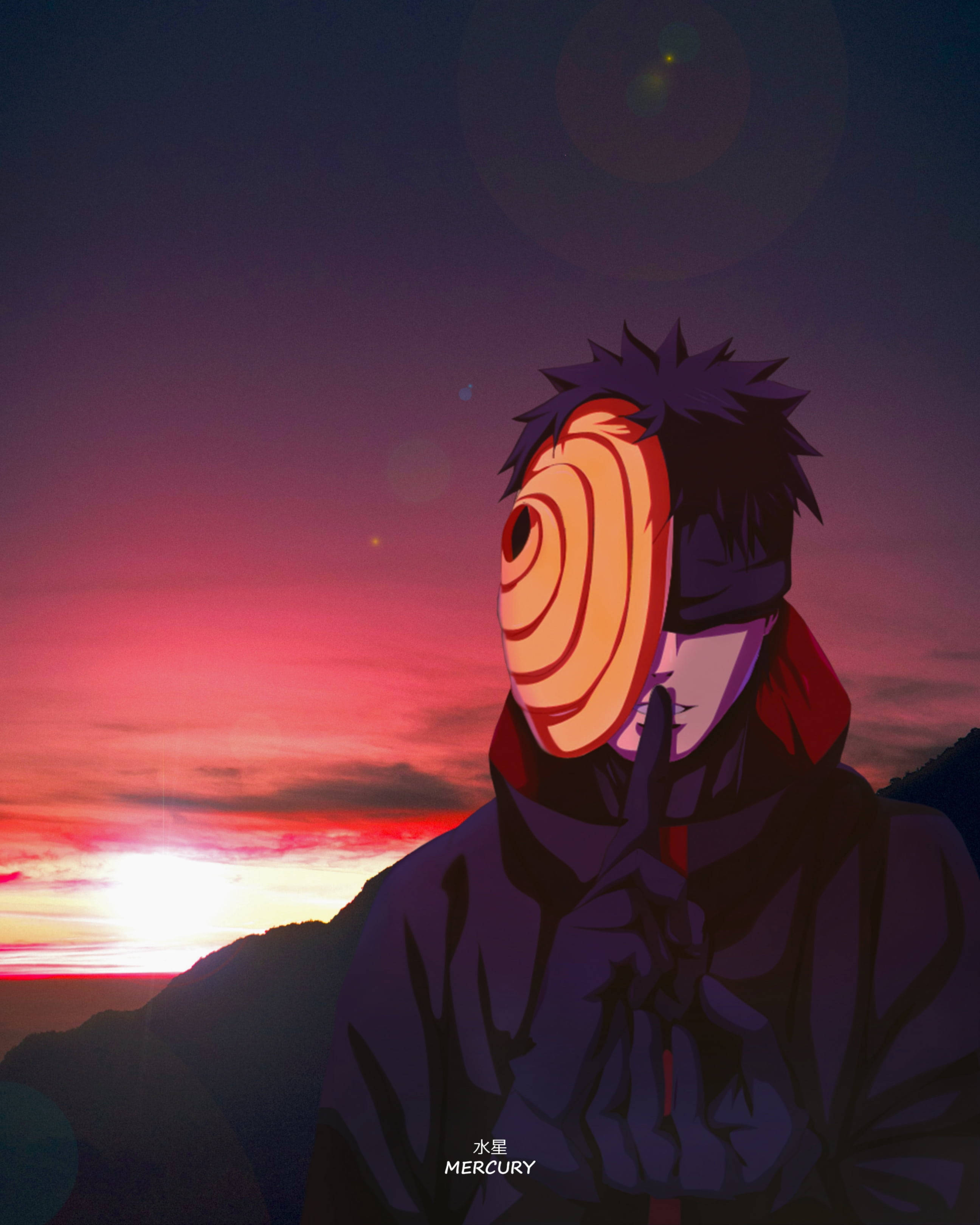 夕陽蒙眼宇智波帶土 4K 壁紙