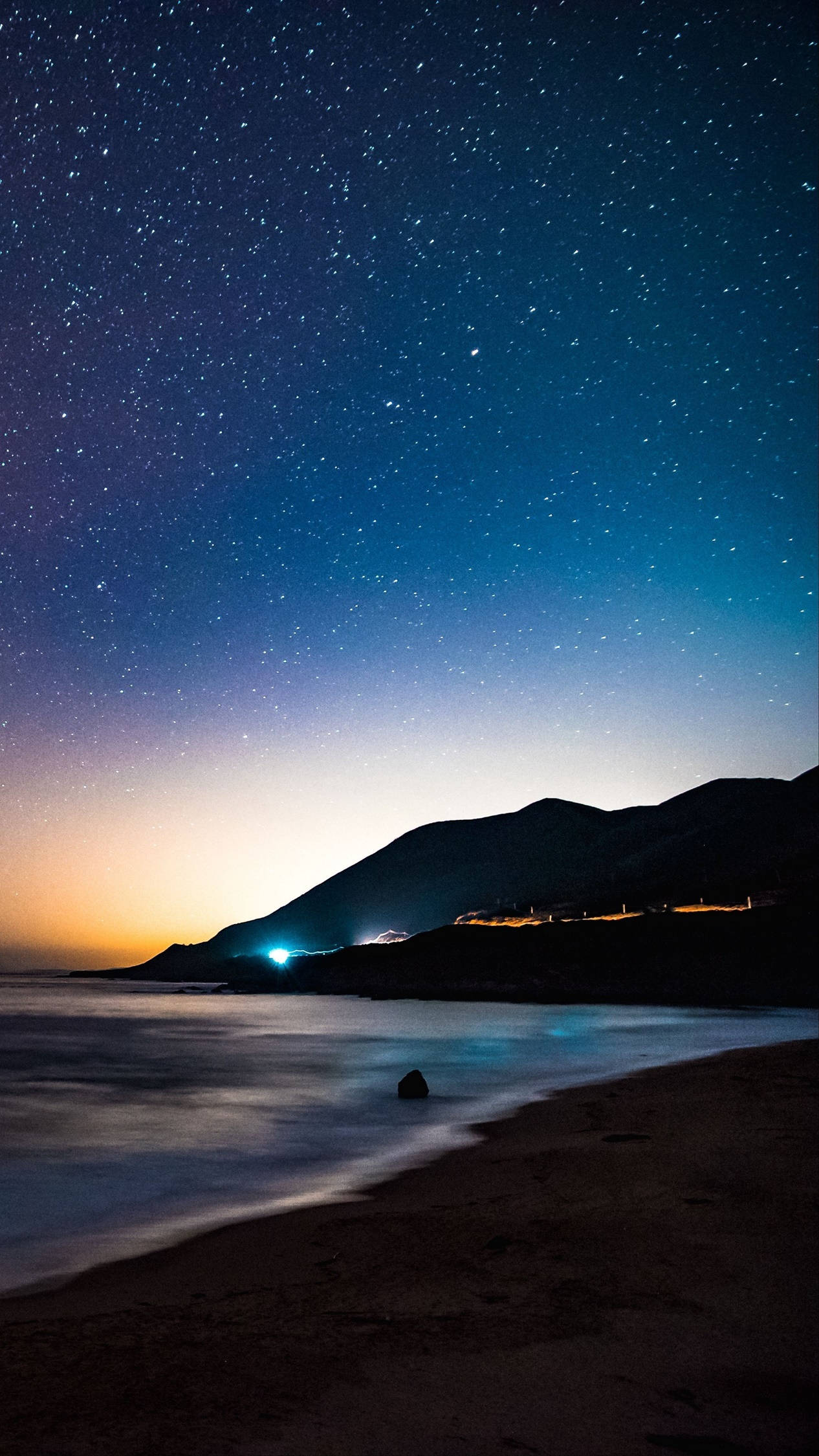 4K Android 星空海岸 壁紙