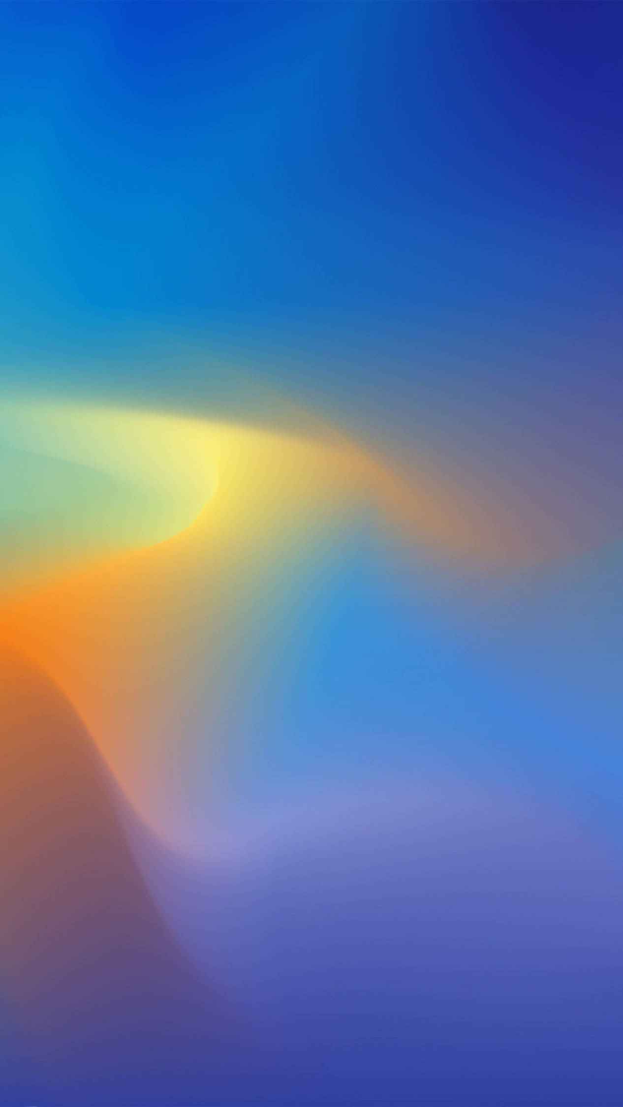4K Android 漸層藍 壁紙