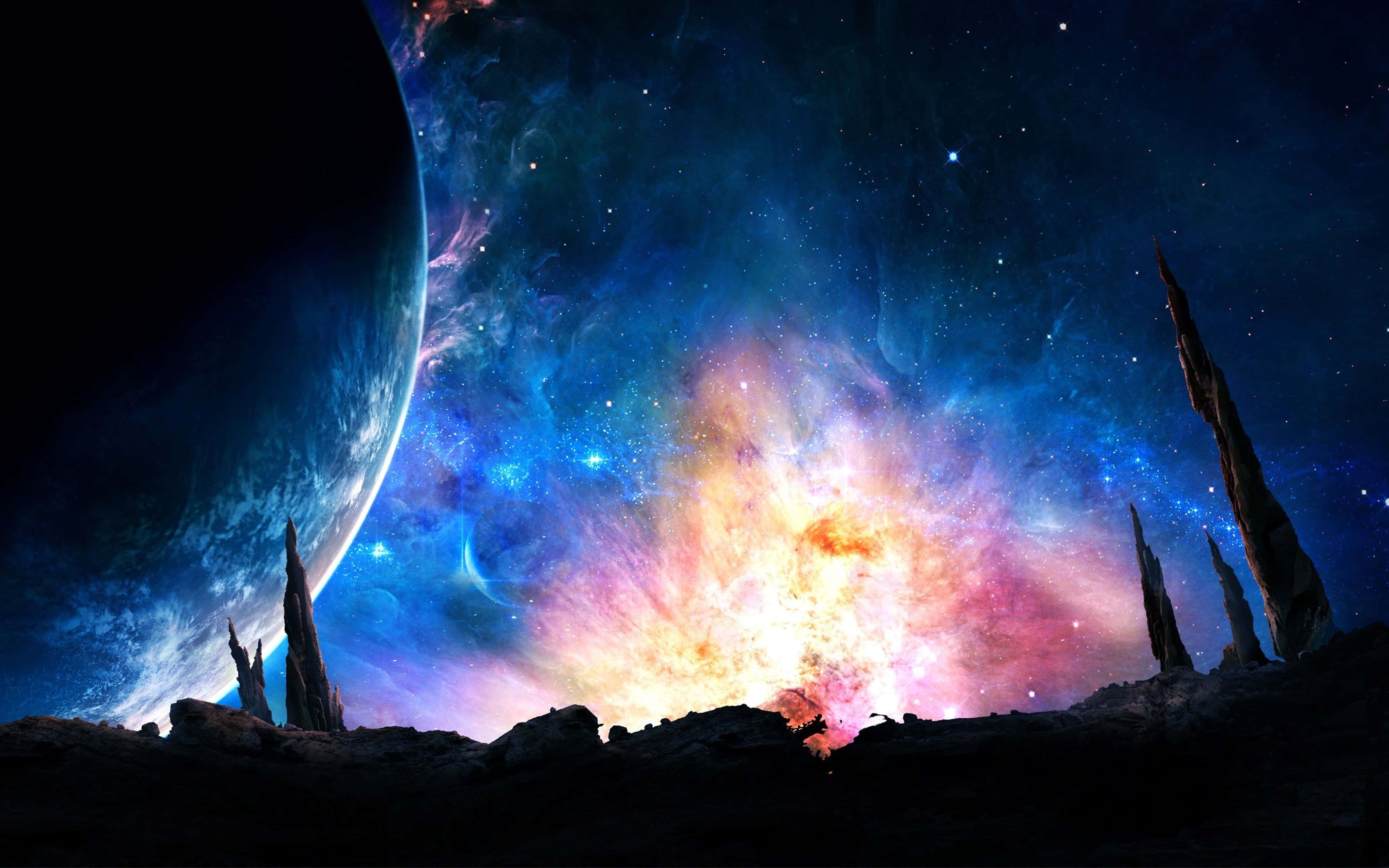 4K 奇幻宇宙星系 壁紙