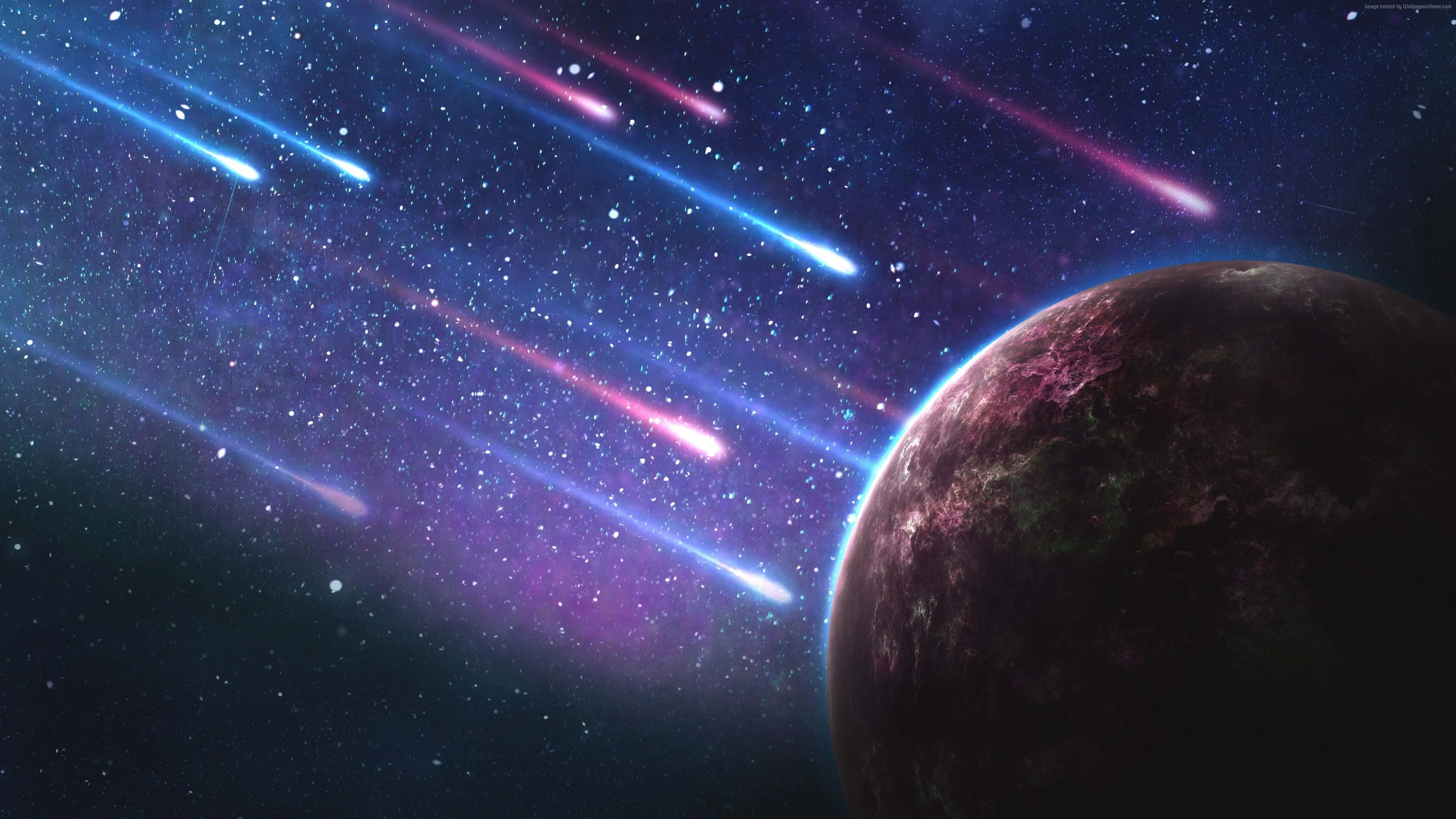 4K 宇宙太空隕石 壁紙