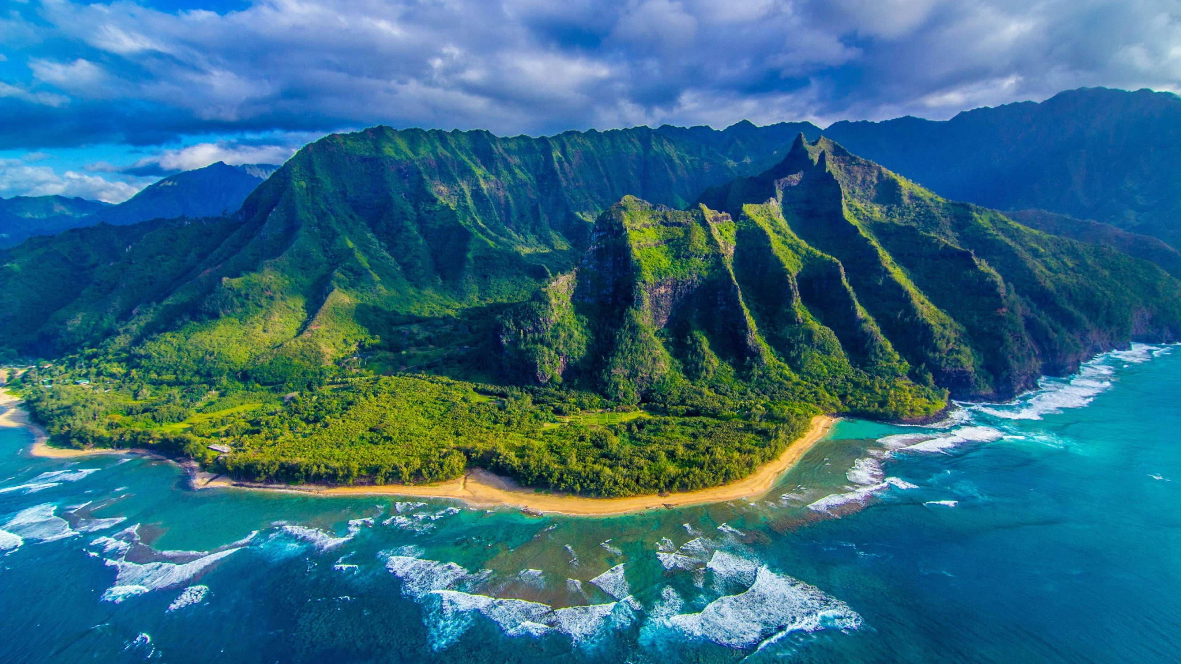 4K 自然夏威夷島嶼 壁紙