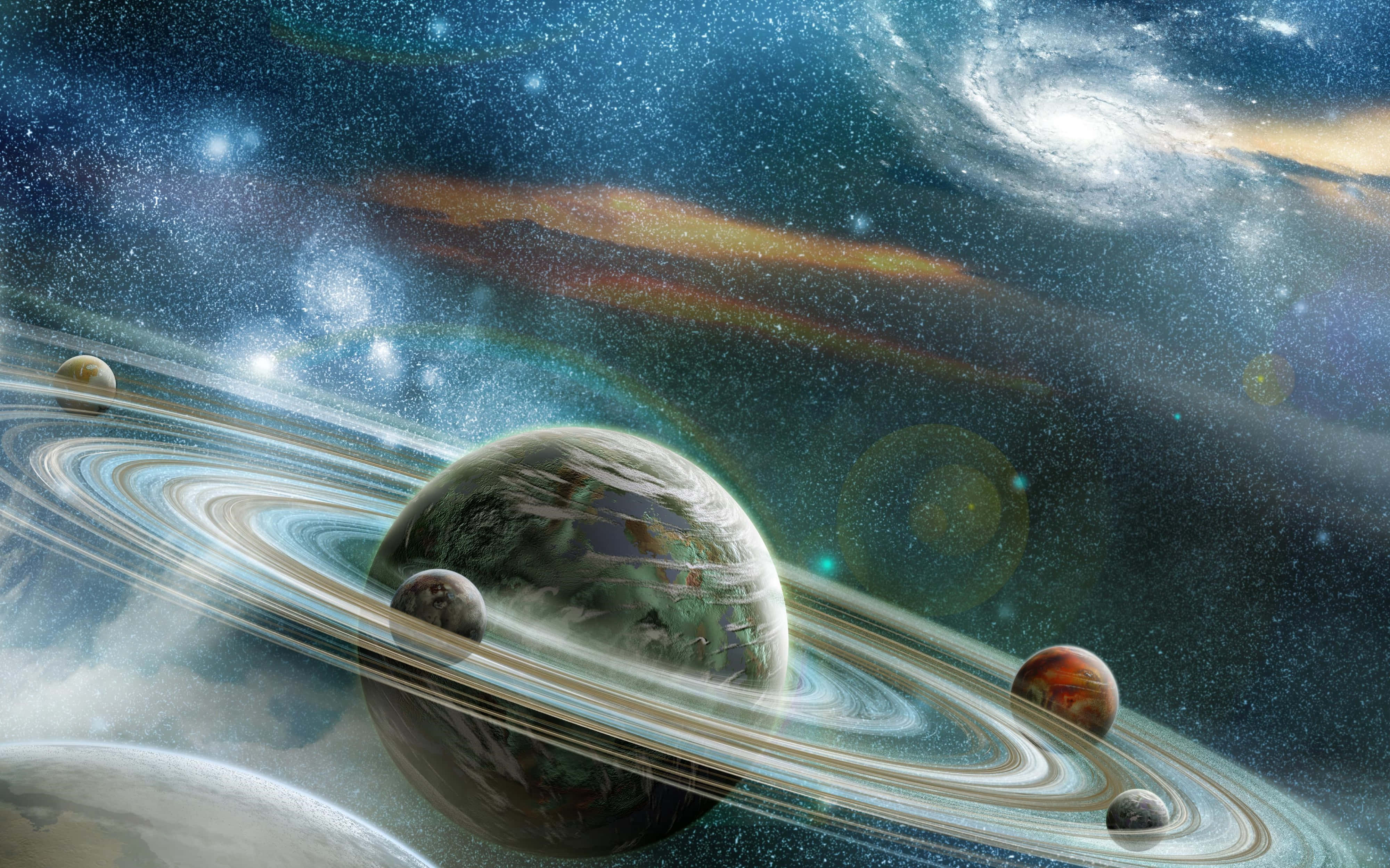 4K 宇宙行星土星 壁紙