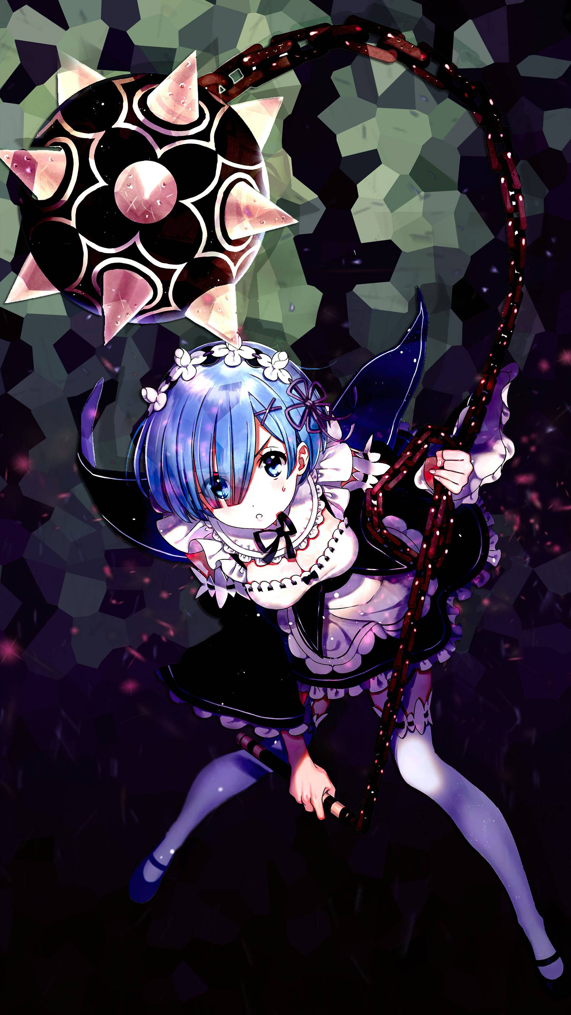 4K 動漫 iPhone Re:Zero 雷姆 壁紙