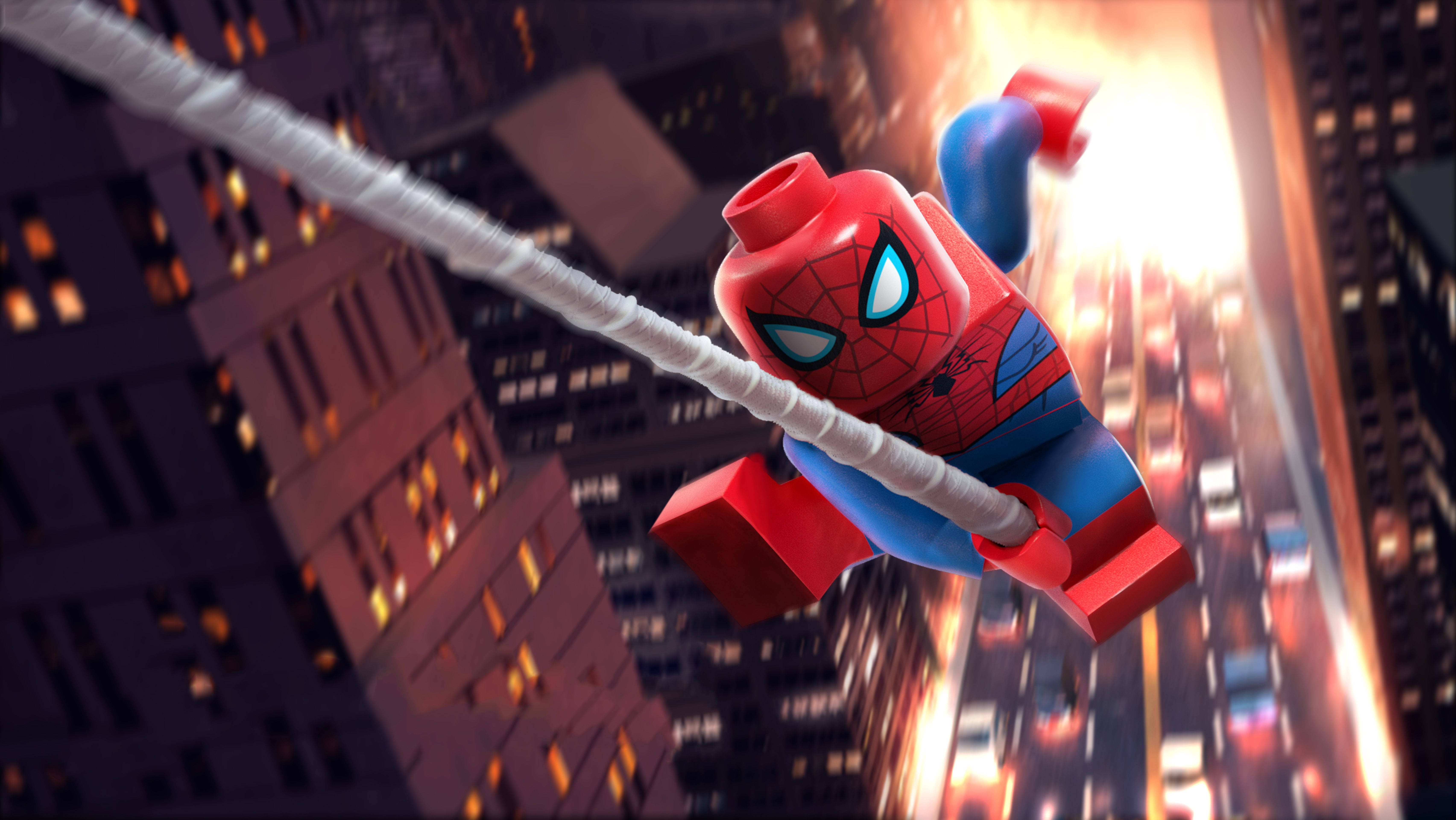4K LEGO 蜘蛛人 壁紙