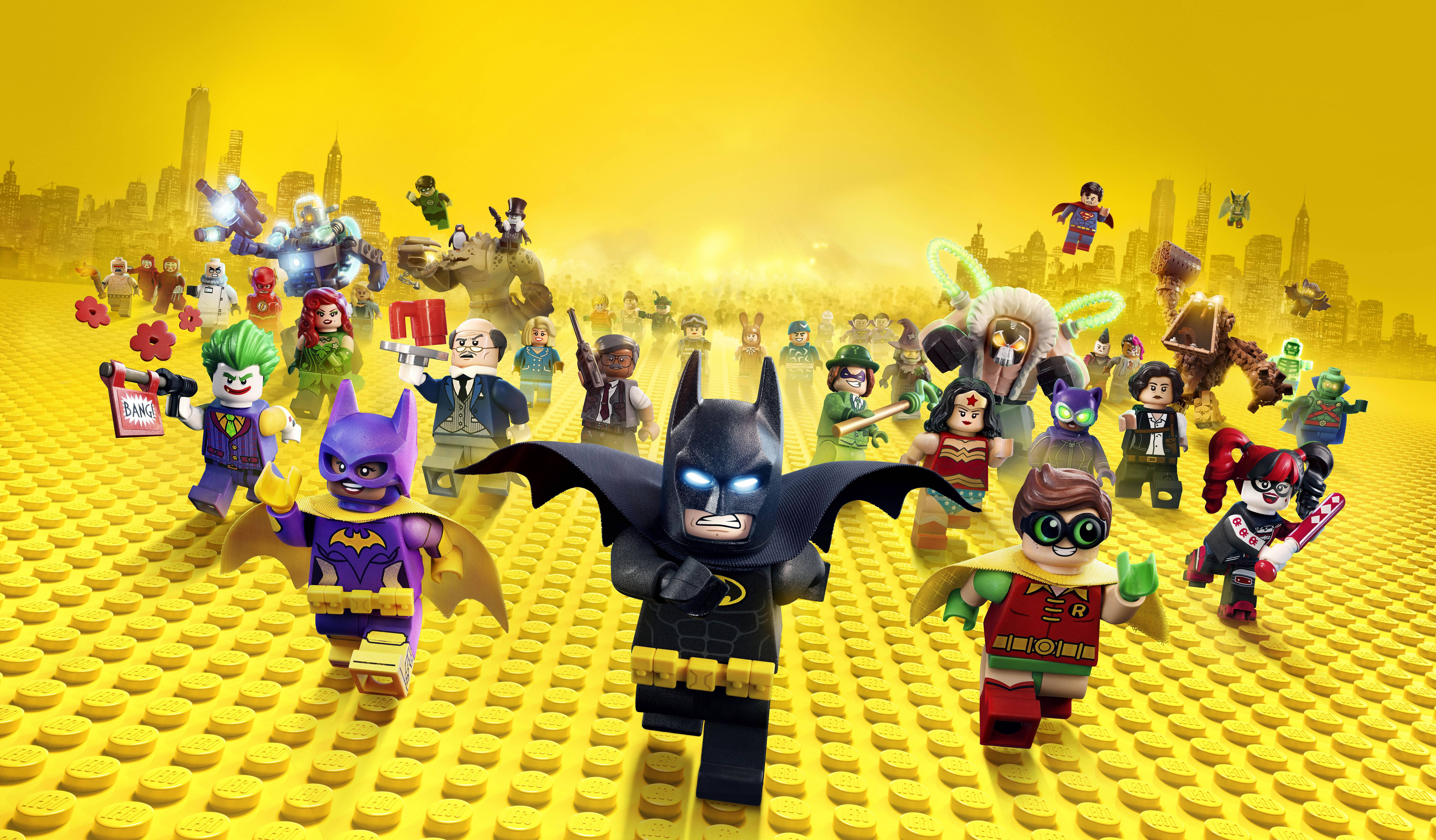4K LEGO蝙蝠俠與夥伴們 壁紙