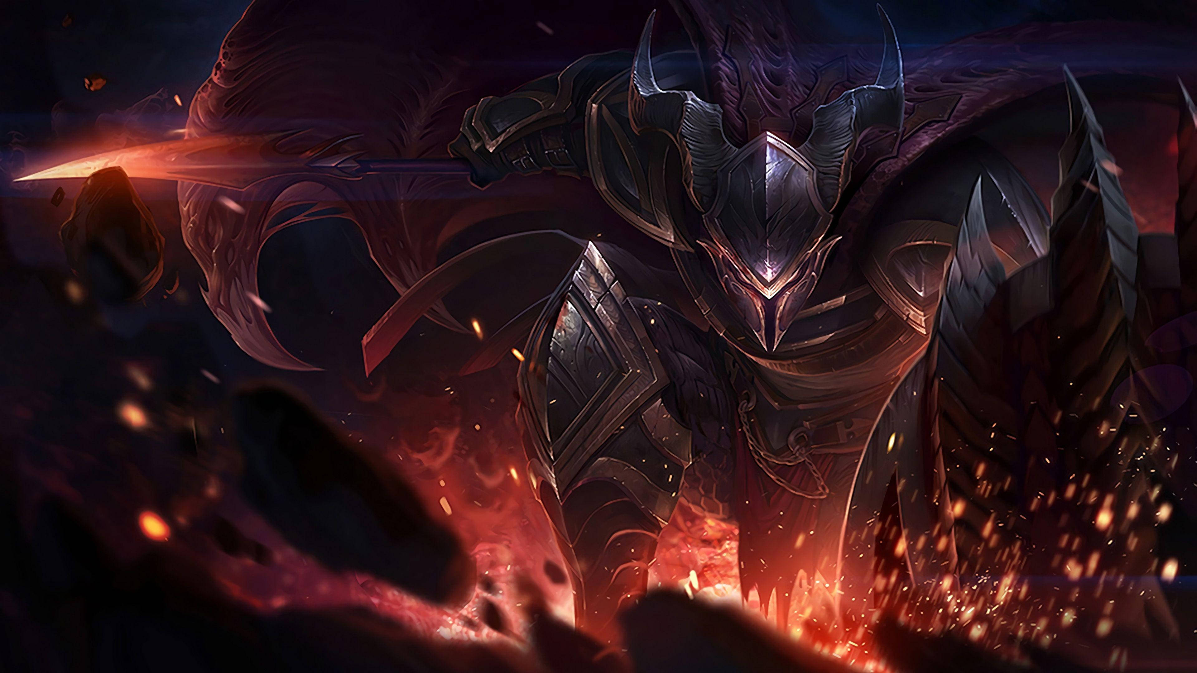 4K LOL 潘森烈焰 壁紙