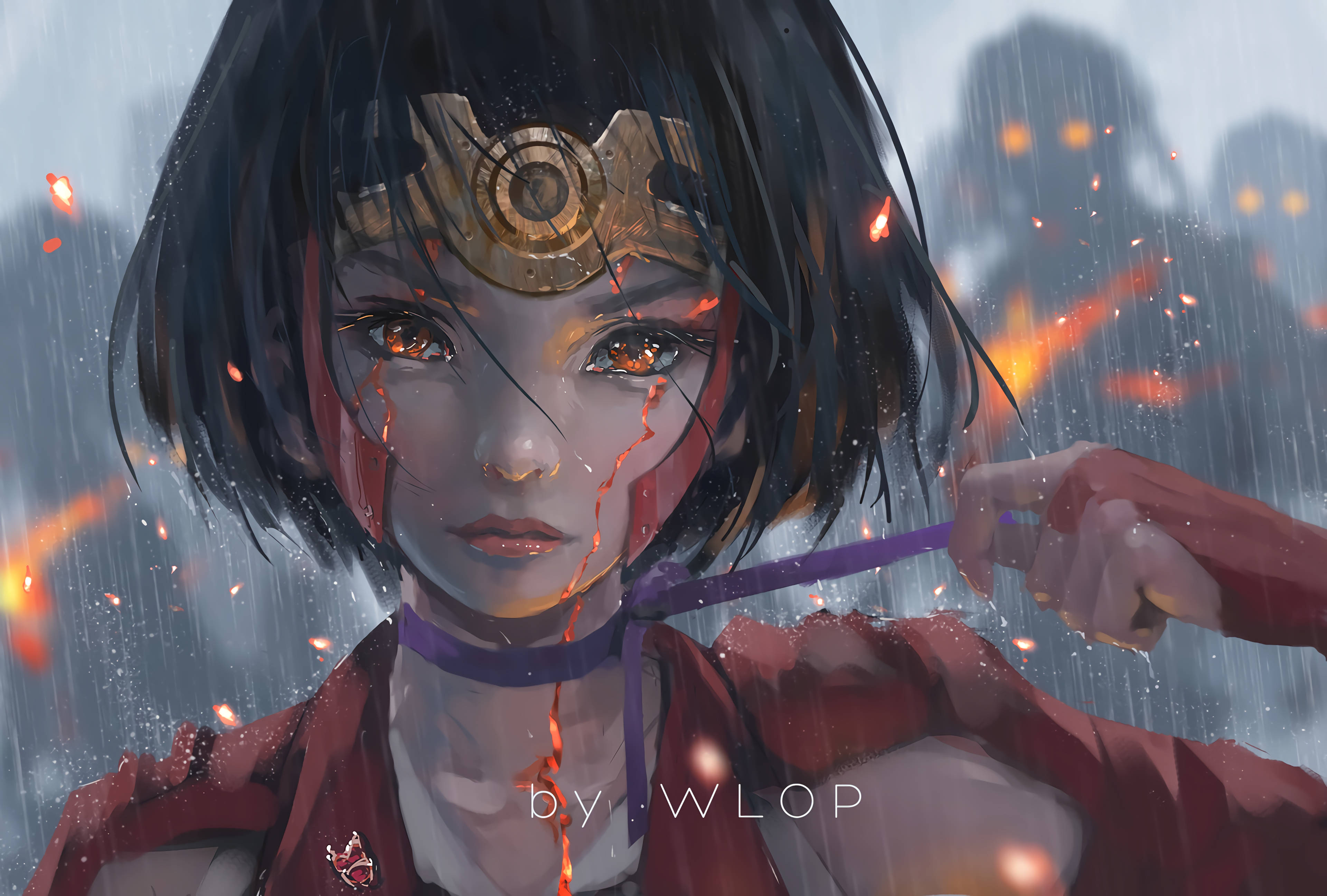 4K 動漫同人畫作 Mumei 壁紙