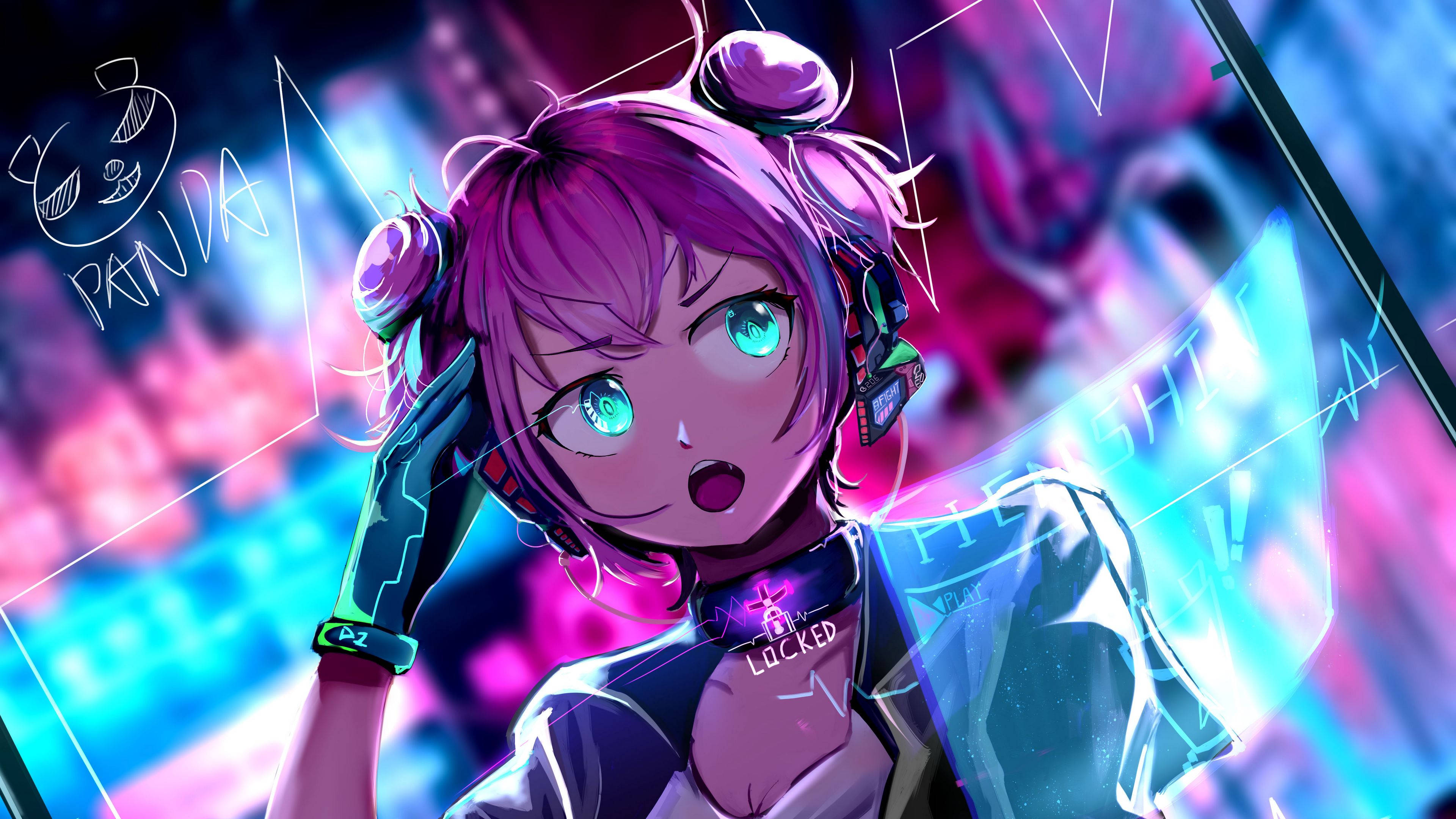 4K動漫藝術 Sayori 壁紙