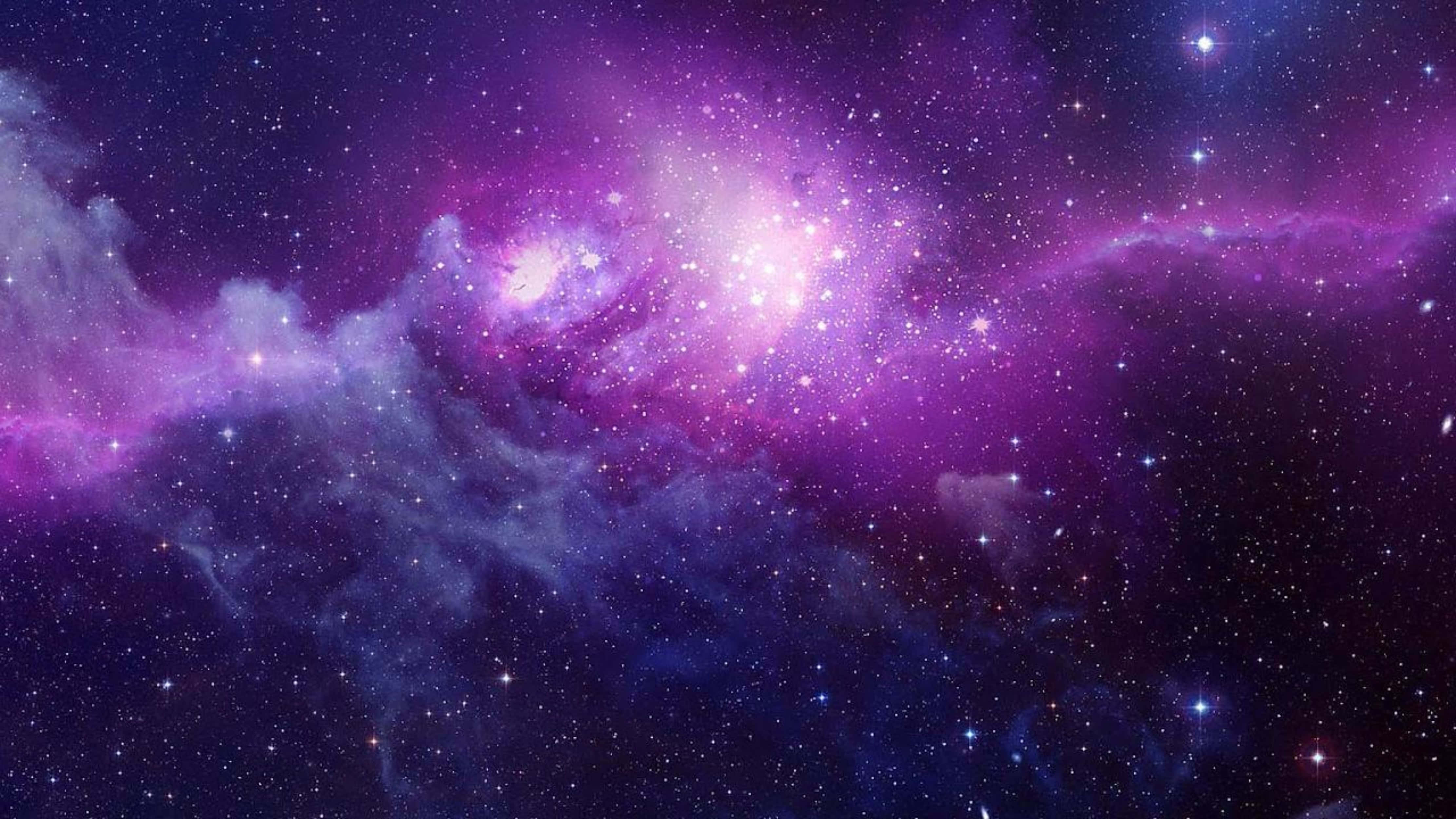 4K 宇宙紫色星云 壁紙