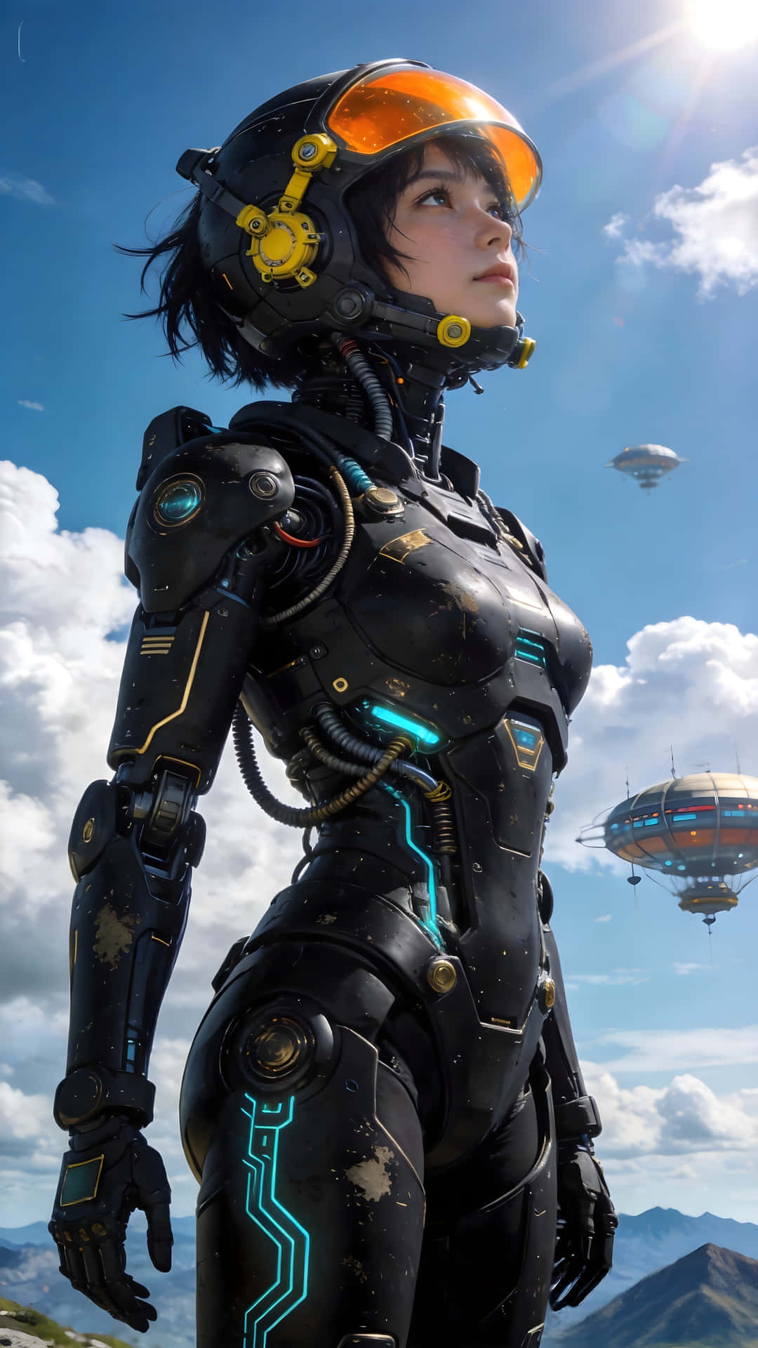 4K 手機桌布 女戰士 壁紙