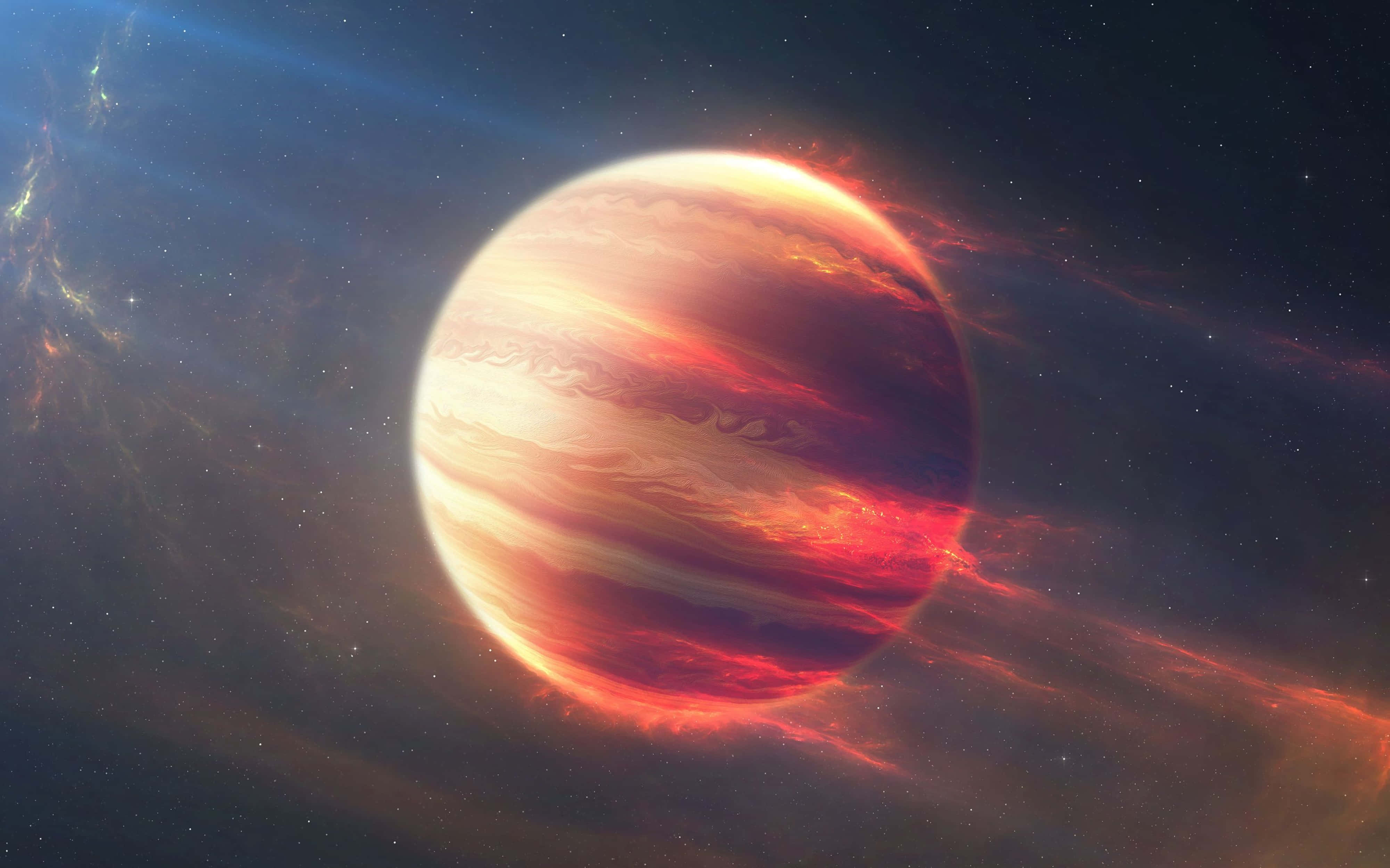 4K 宇宙炙燒木星 壁紙