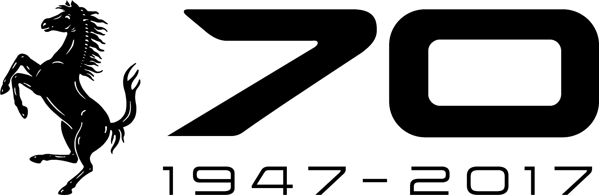 法拉利70周年标志 壁紙