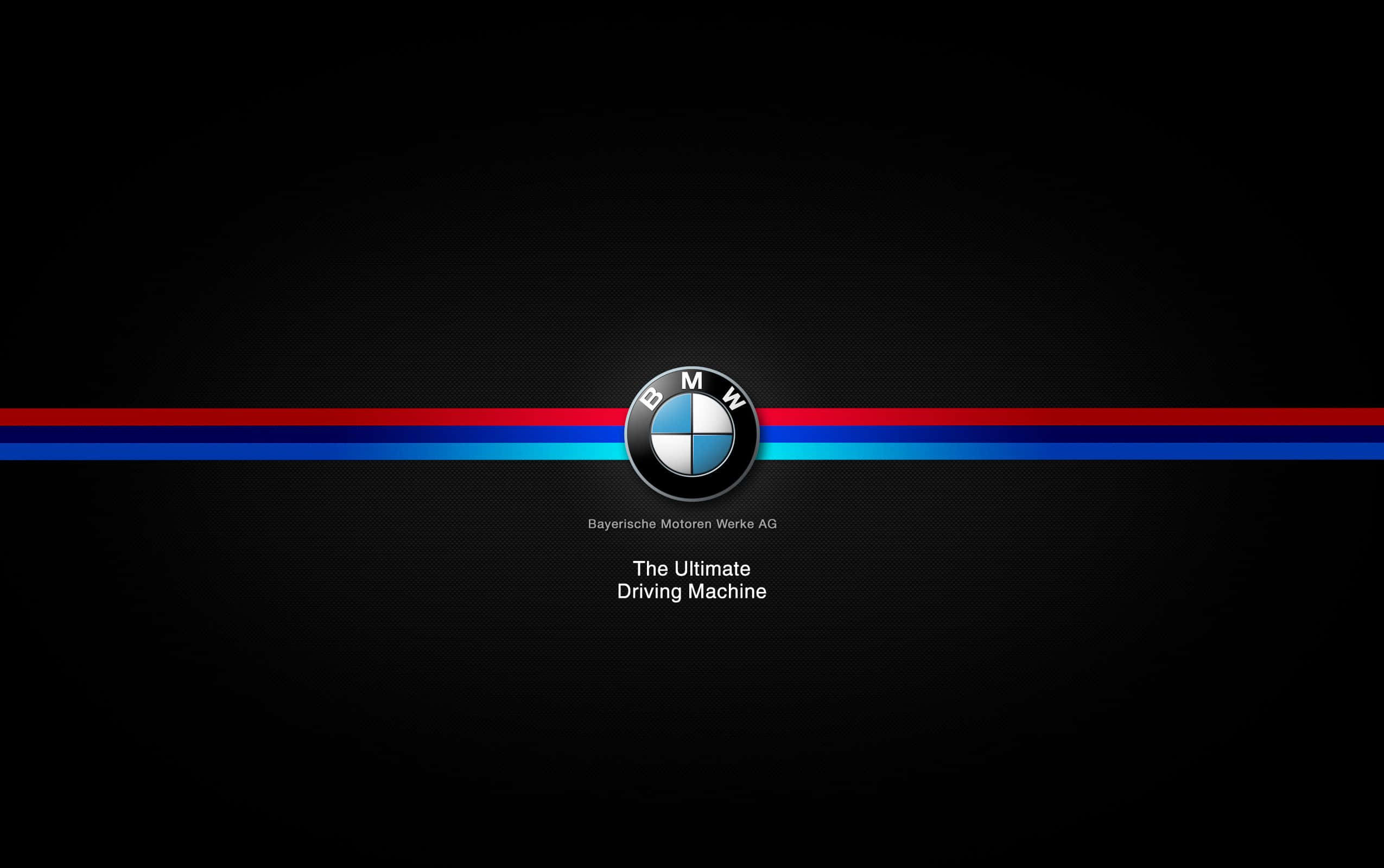 720p M系列背景 BMW標誌 終極駕駛機器 壁紙