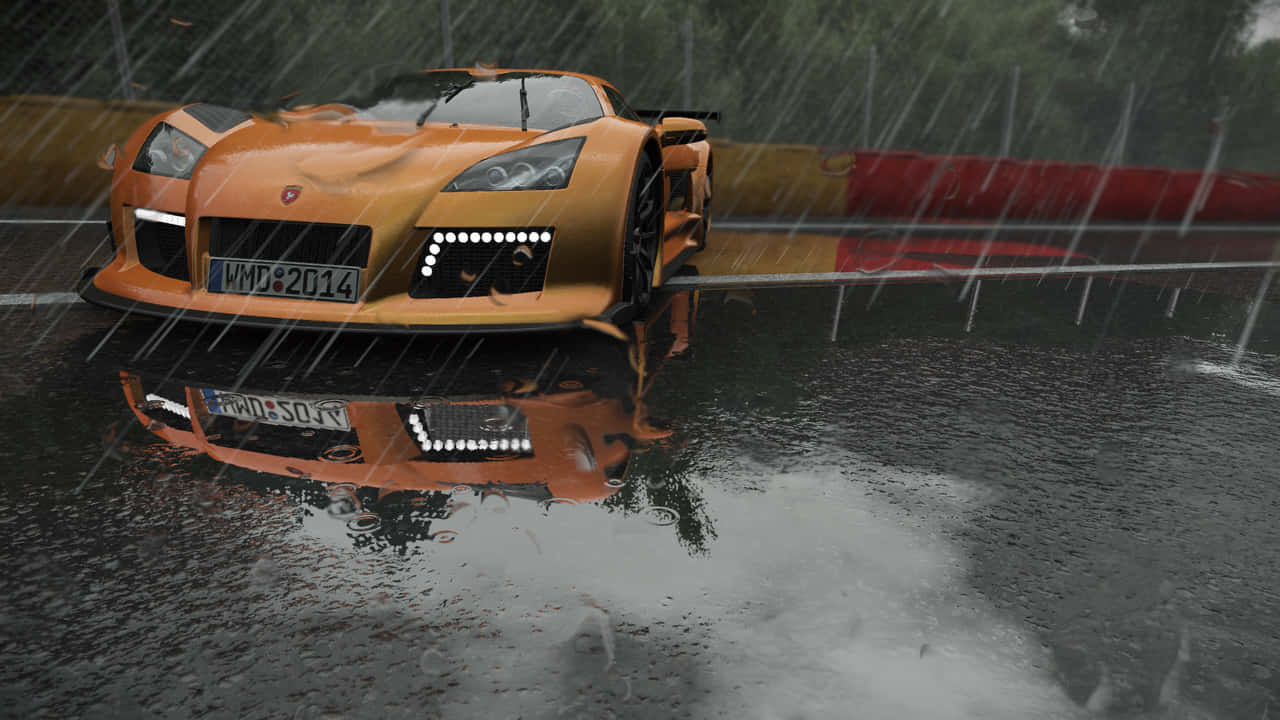 橘色賽車 720p Project Cars 背景 壁紙