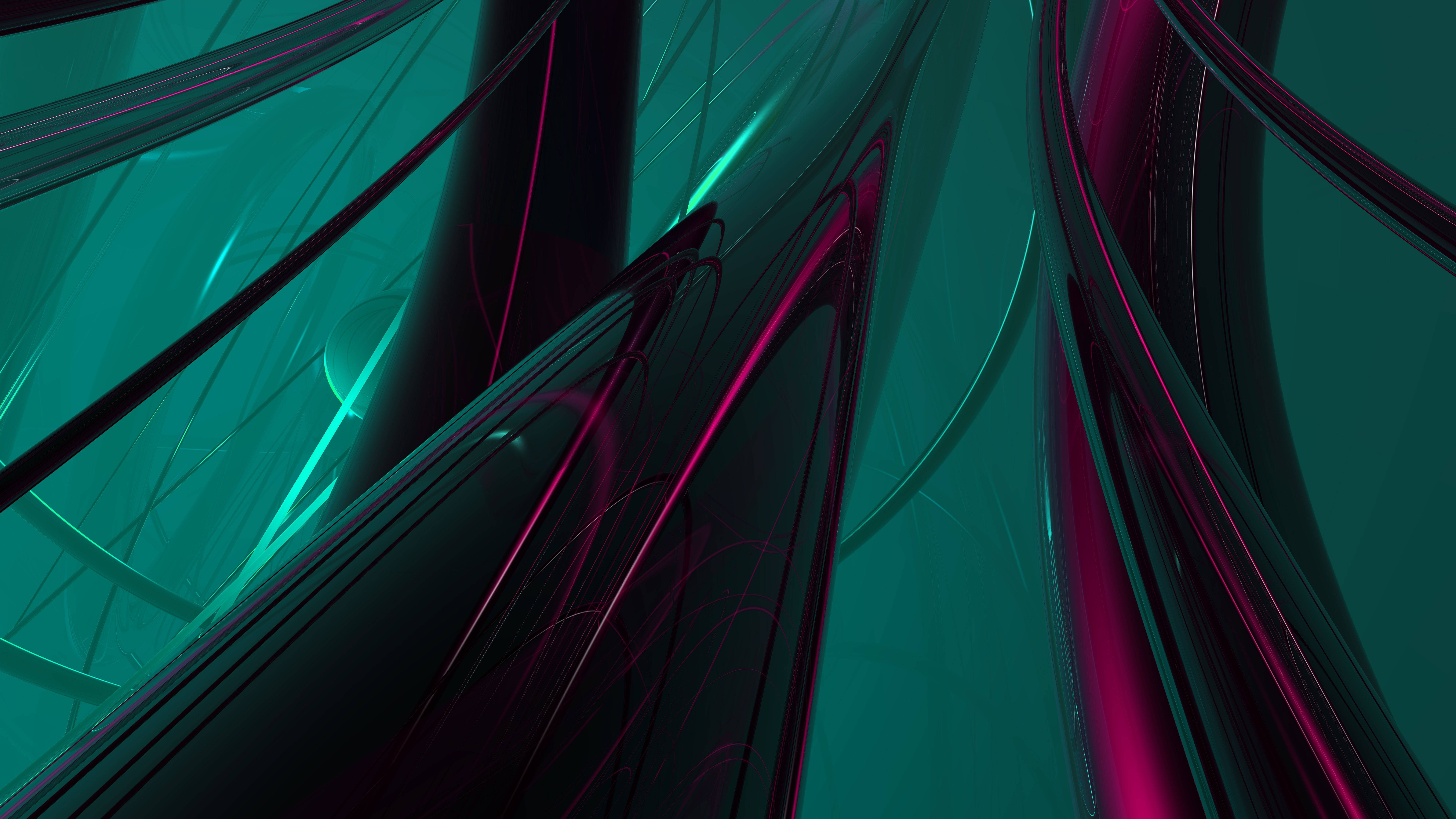 8K 7680x4320 超高清分辨率桌面管道 壁紙