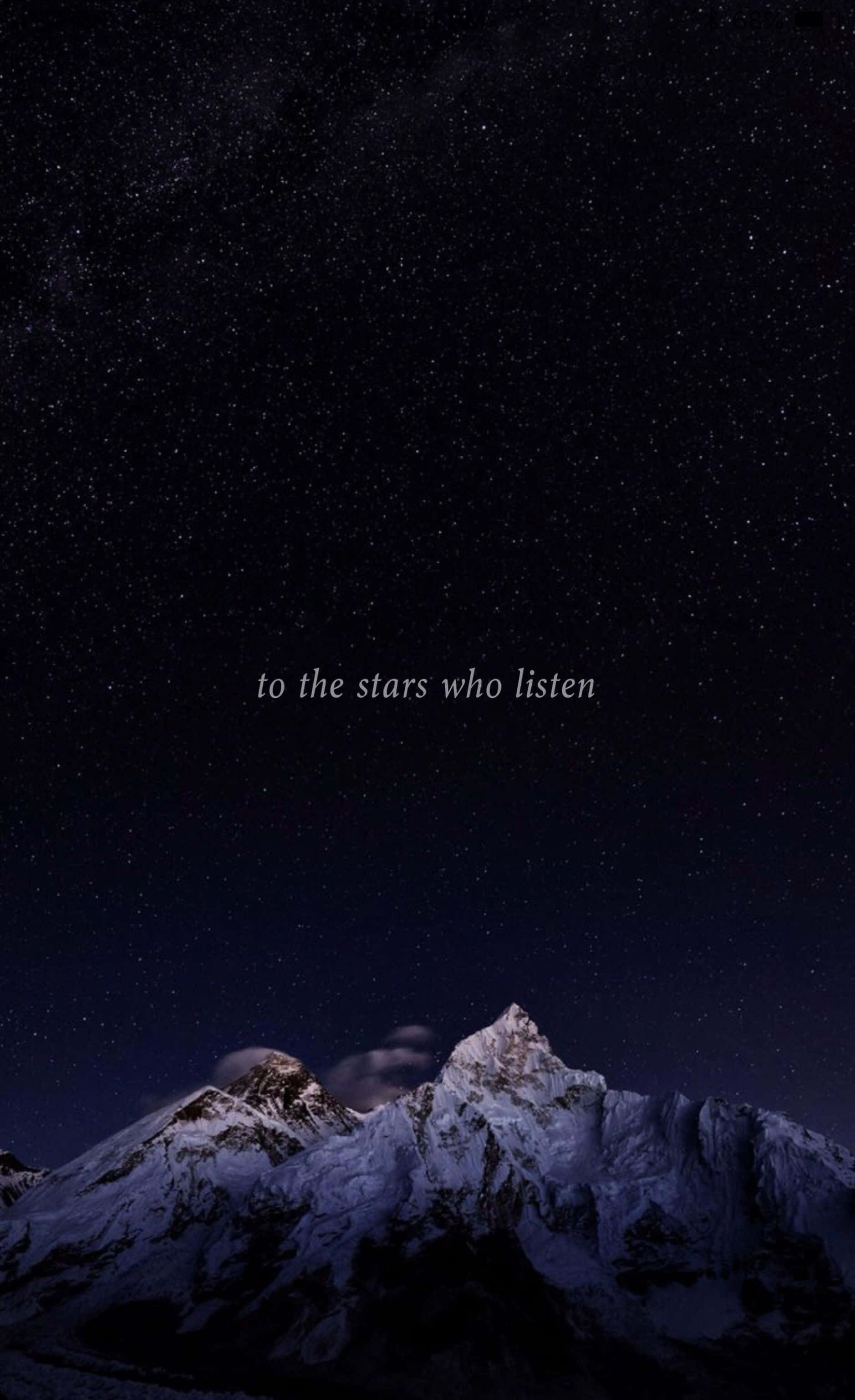 ACOTAR 名言 黑暗雪山 壁紙