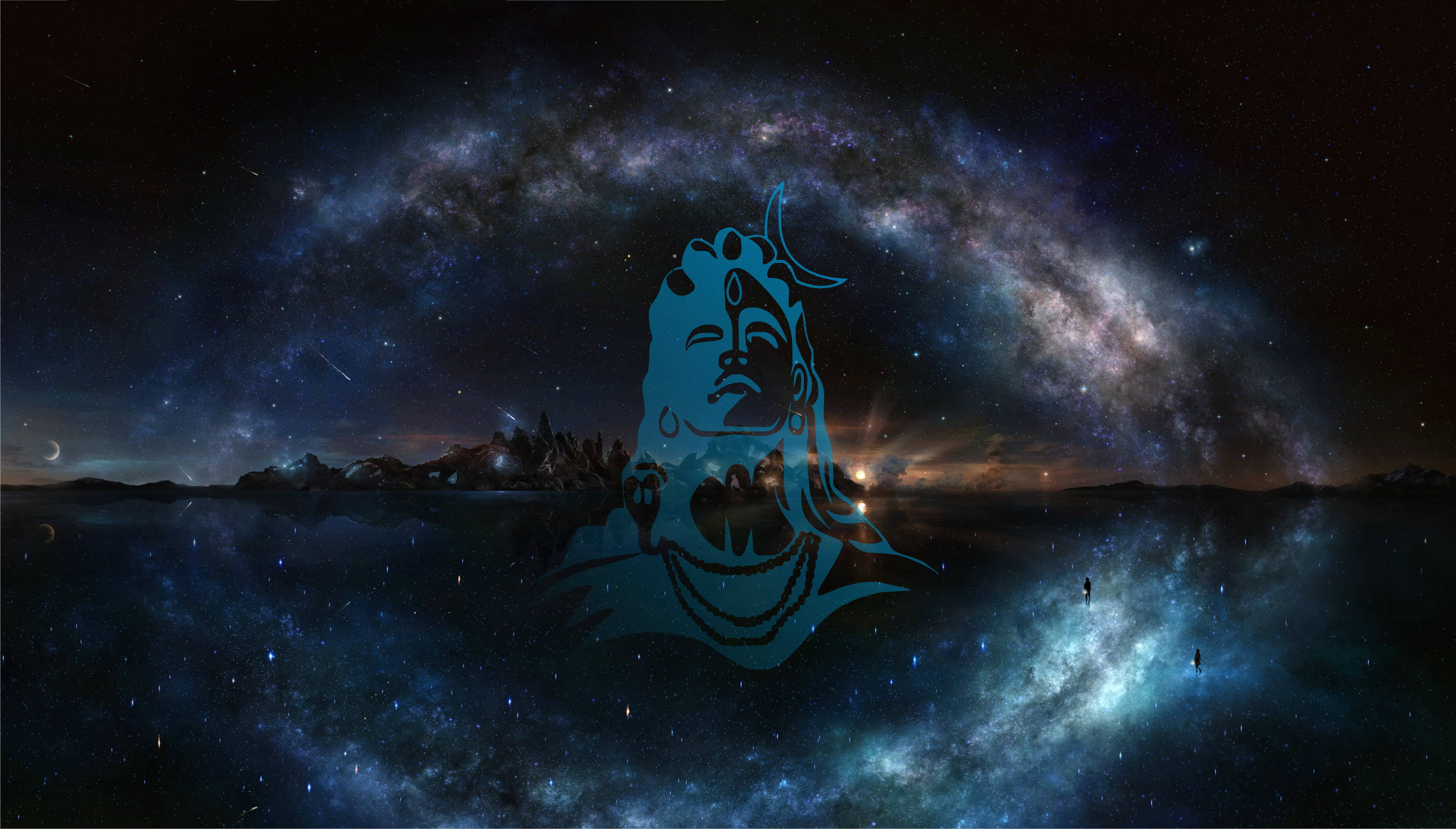 Adiyogi 4K 星系藝術桌布 壁紙