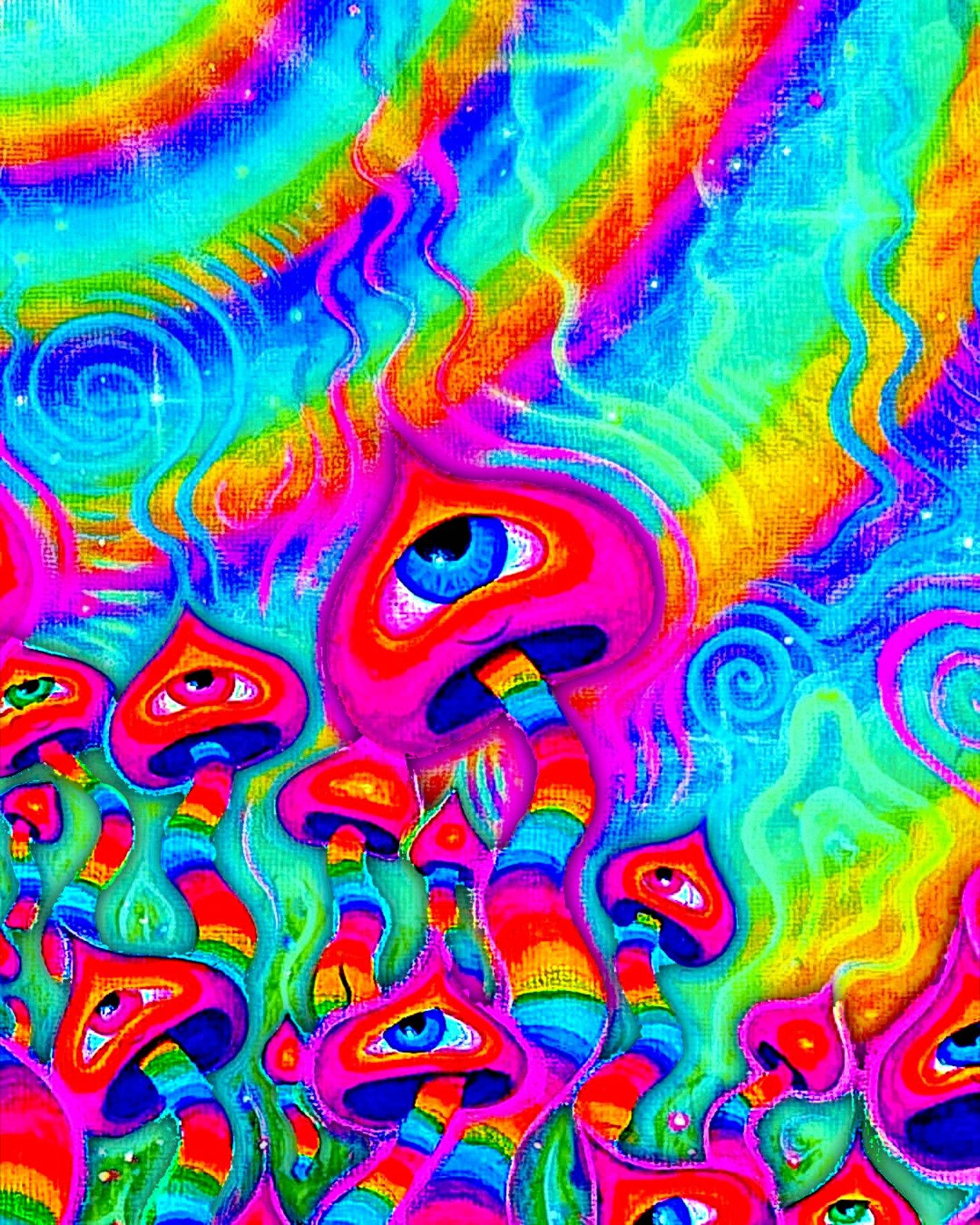 探索Aesthetic Trippy，進入其視覺衝擊的世界。 壁紙