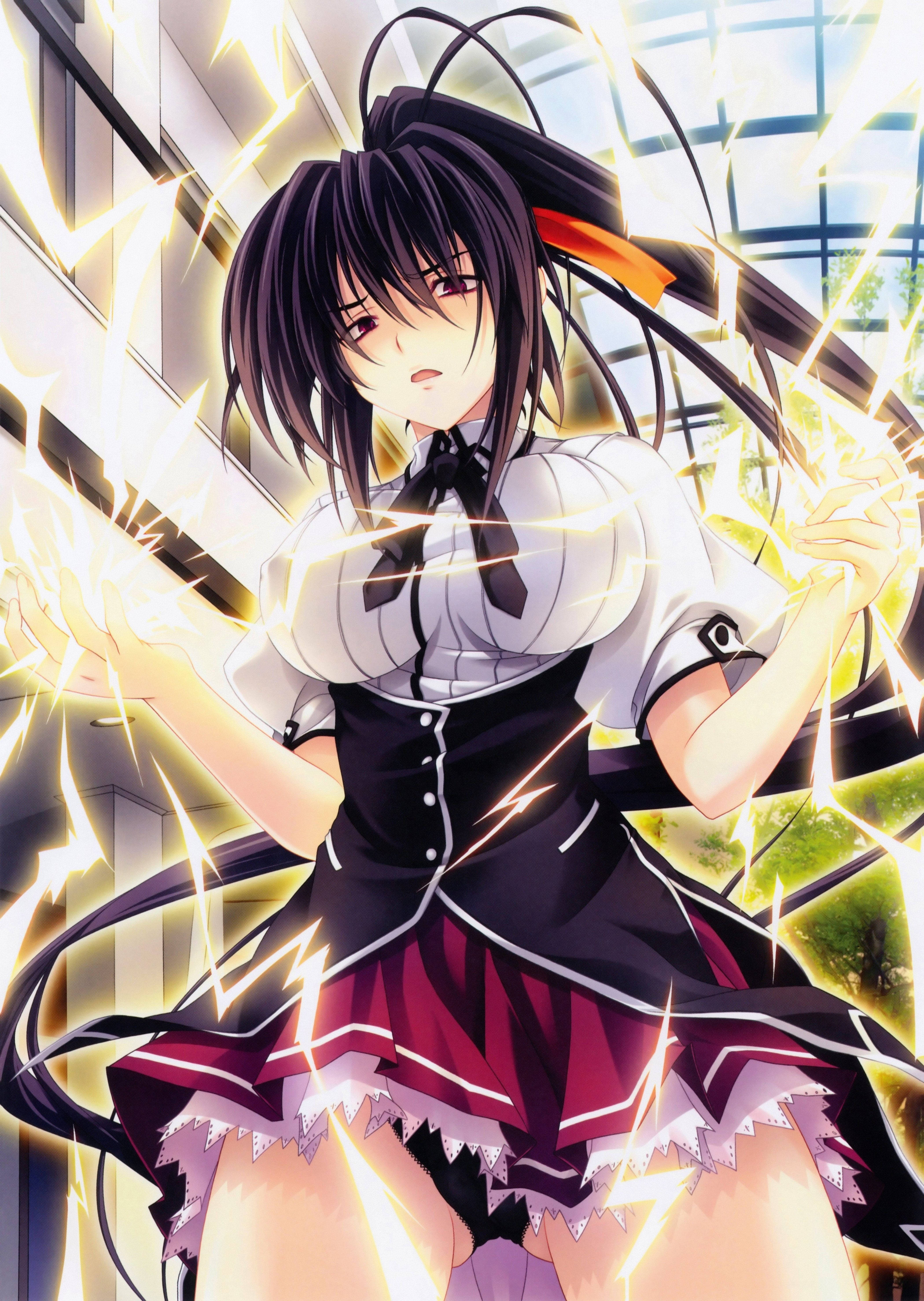 Akeno Thunder Highschool DxD 壁紙