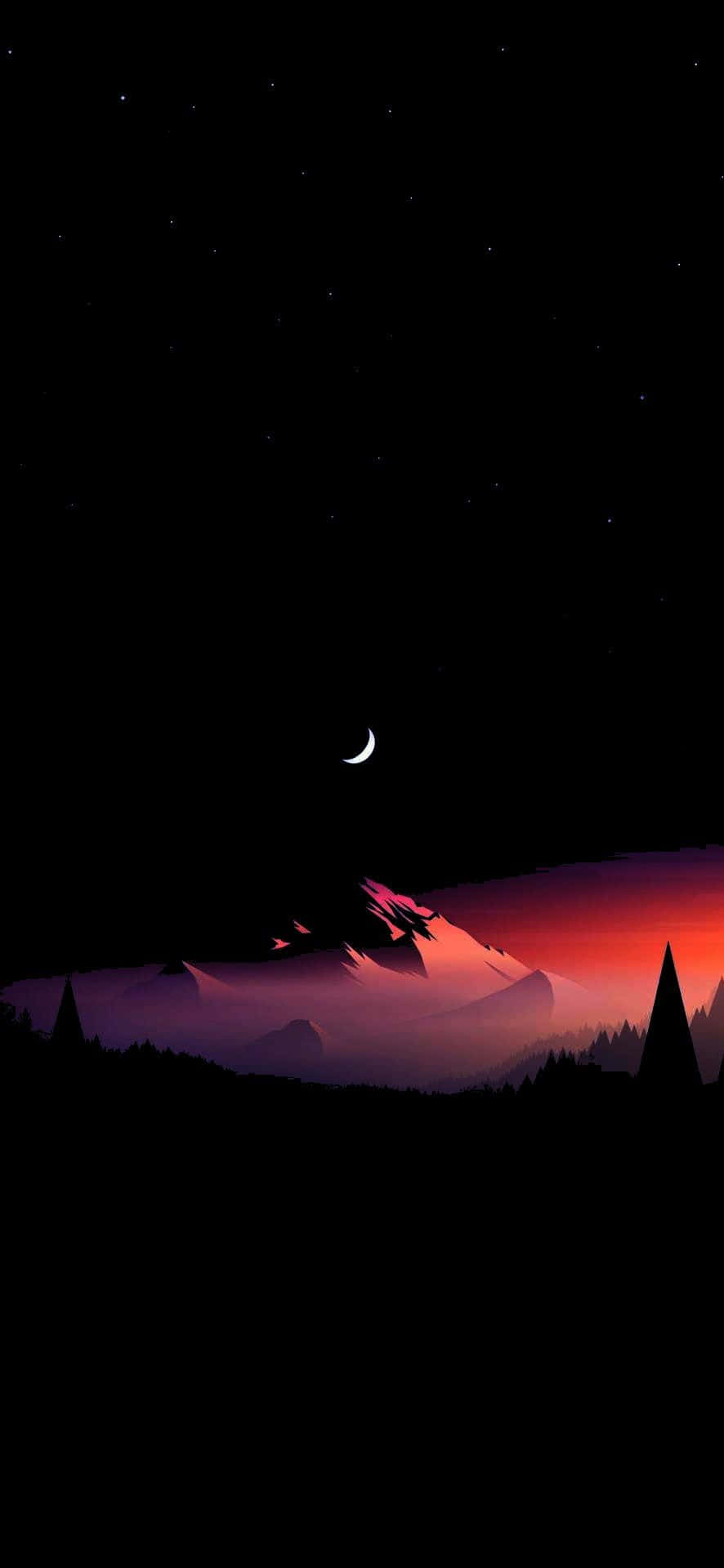 AMOLED S 山峰之巅 壁紙