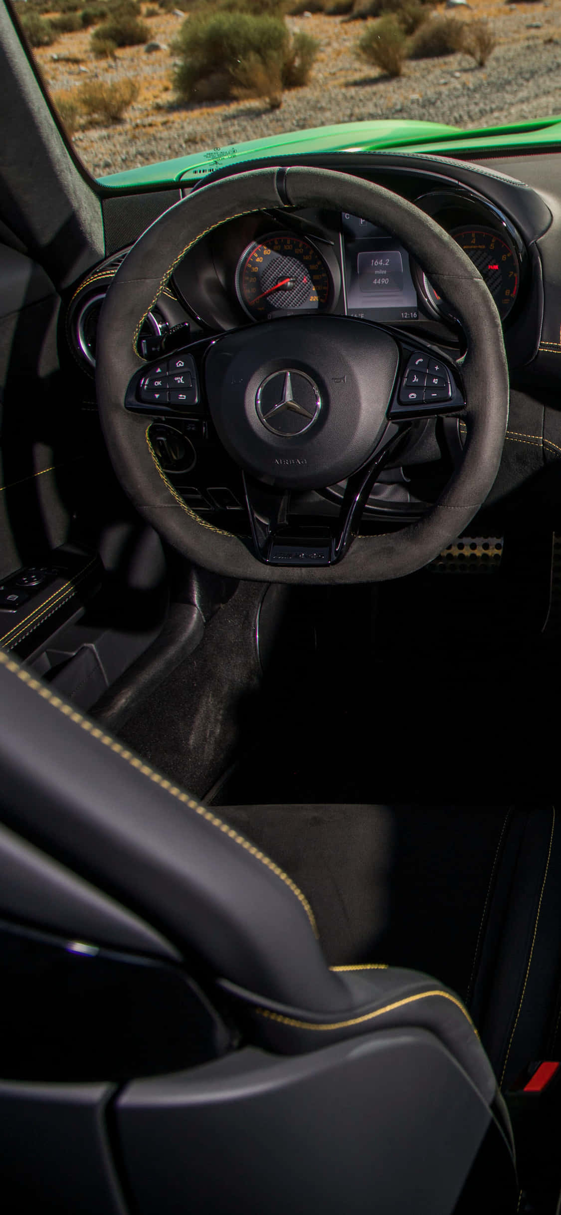跑车内景Android AMG GT-R背景 壁紙