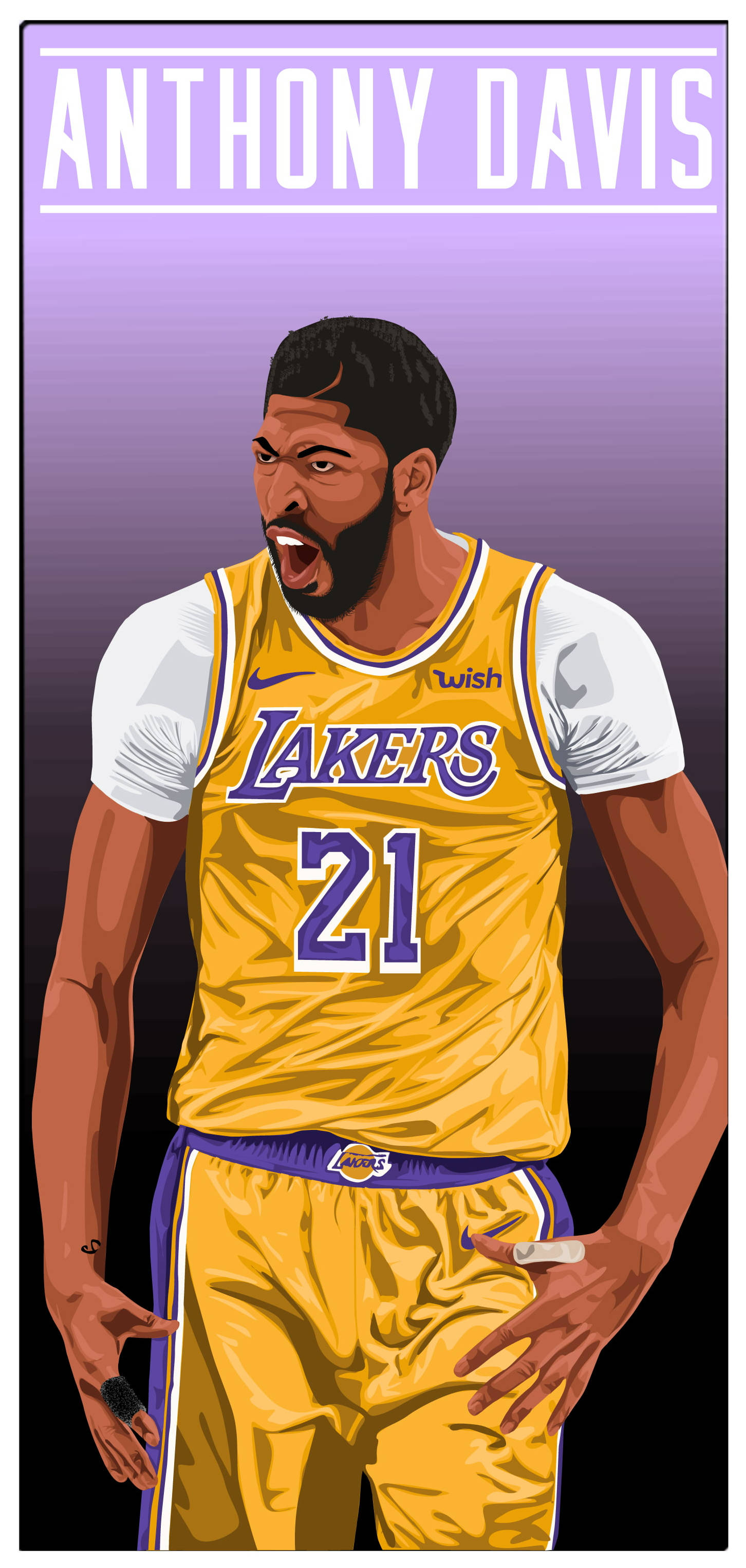 Anthony Davis 向量藝術 壁紙