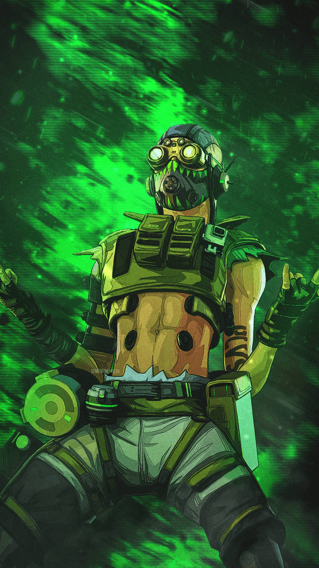 Apex Legends 探路者 綠色主題 壁紙