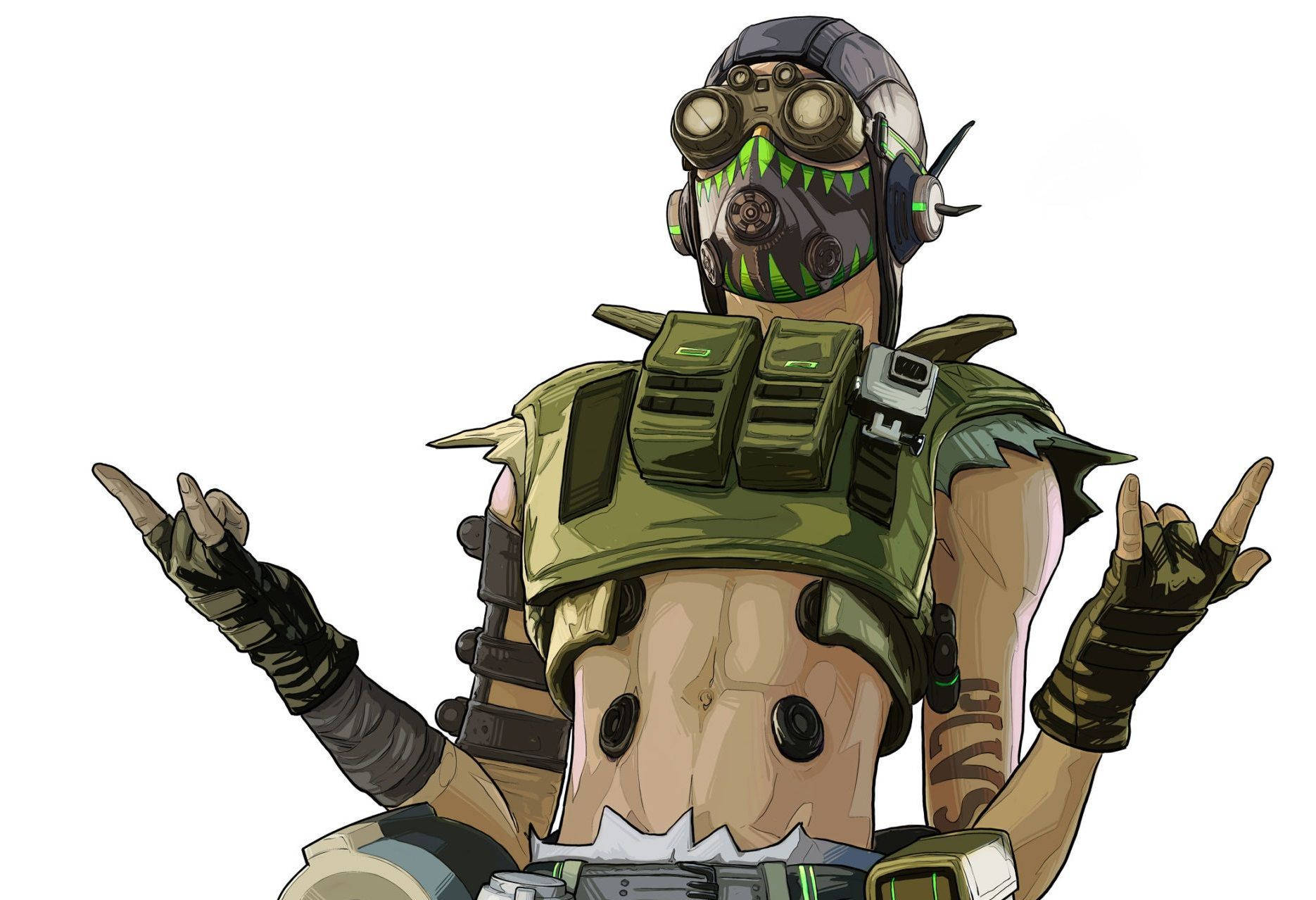 Apex Legends 惡靈黑色護目鏡