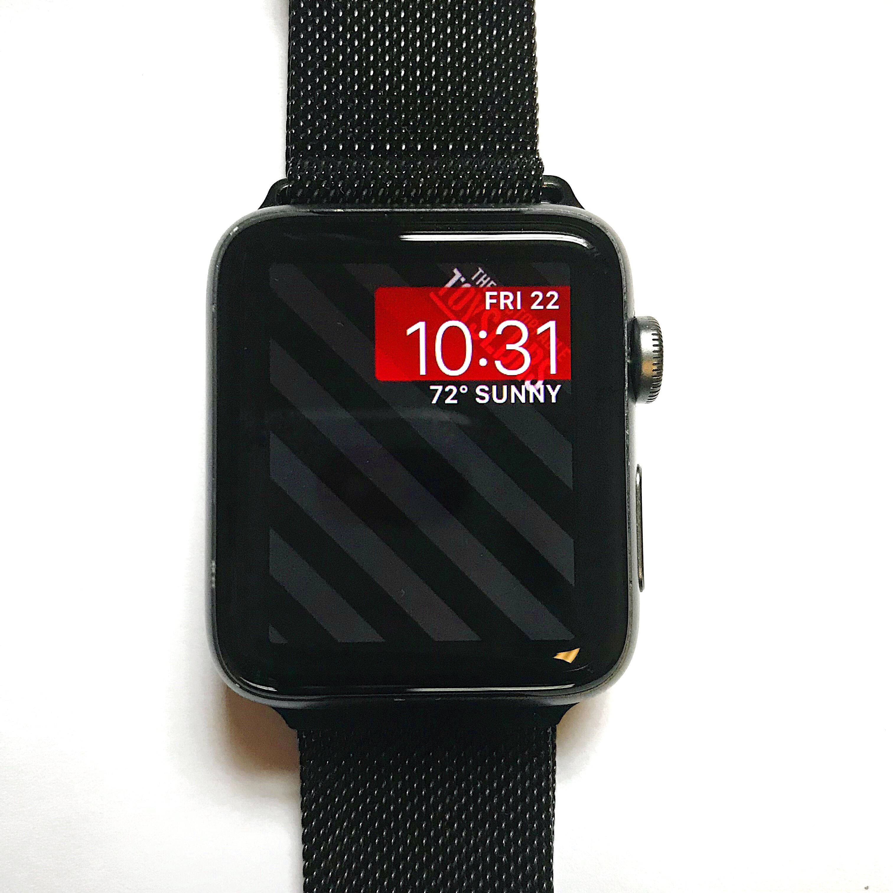 Apple Watch金屬網格飾面 壁紙