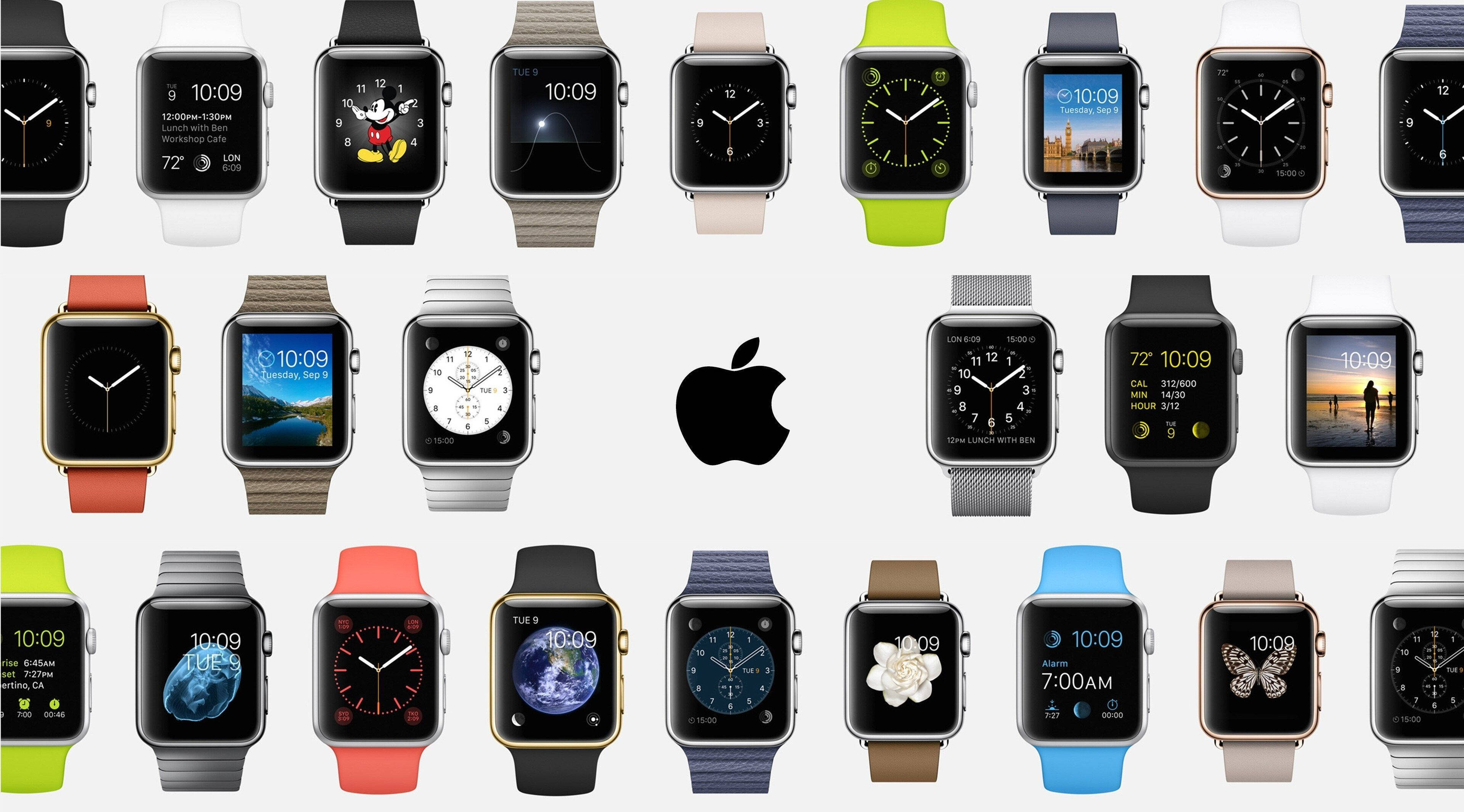 Apple Watch 不同系列 壁紙