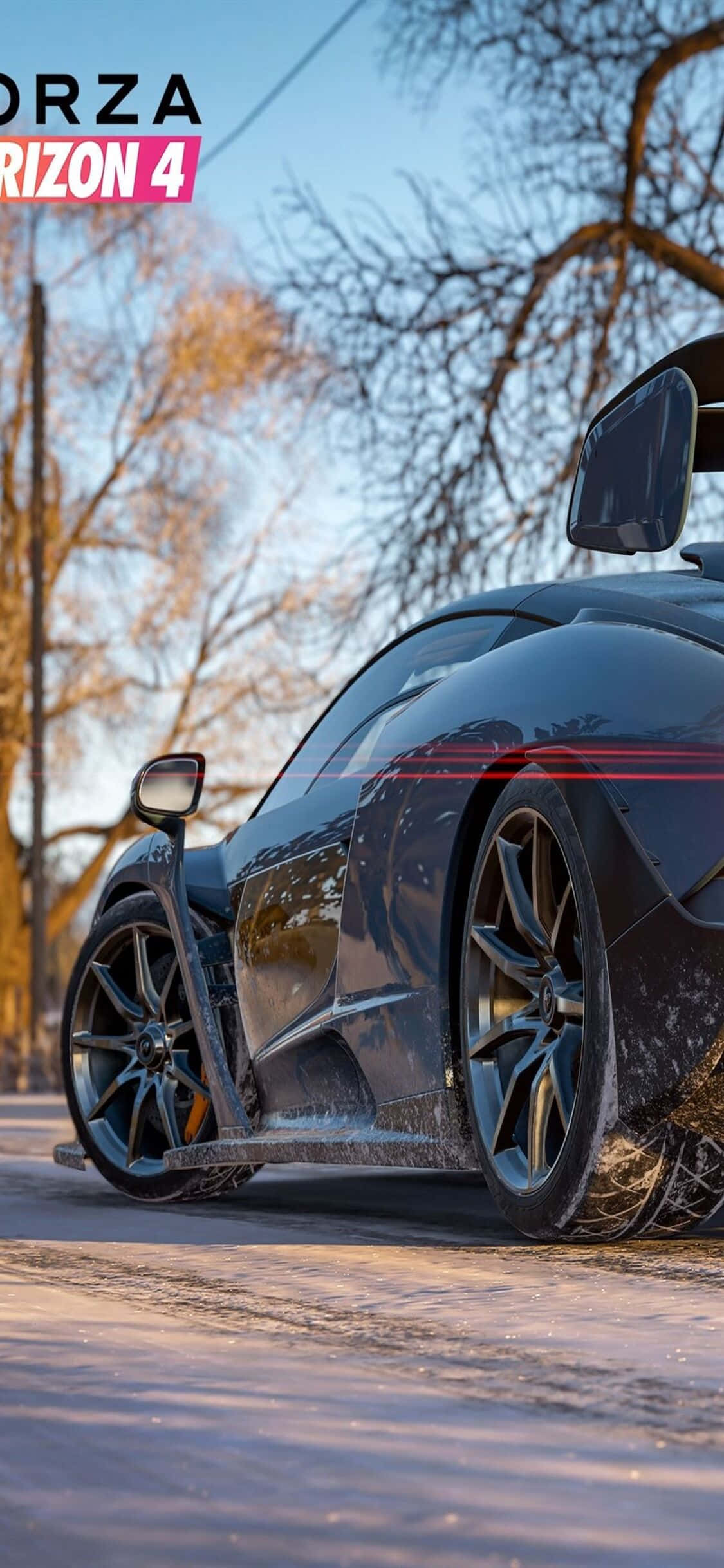 黑色Audi iPhone X 极限竞速7背景 壁紙