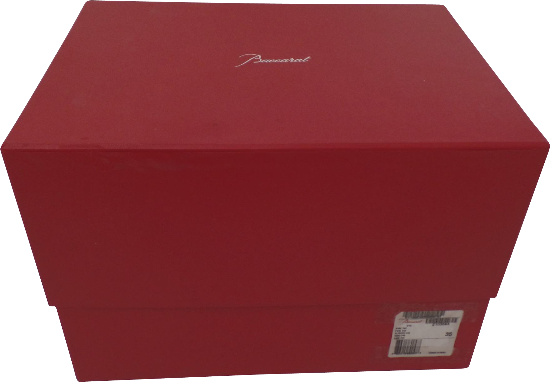 Baccarat 紅色禮盒包裝 壁紙